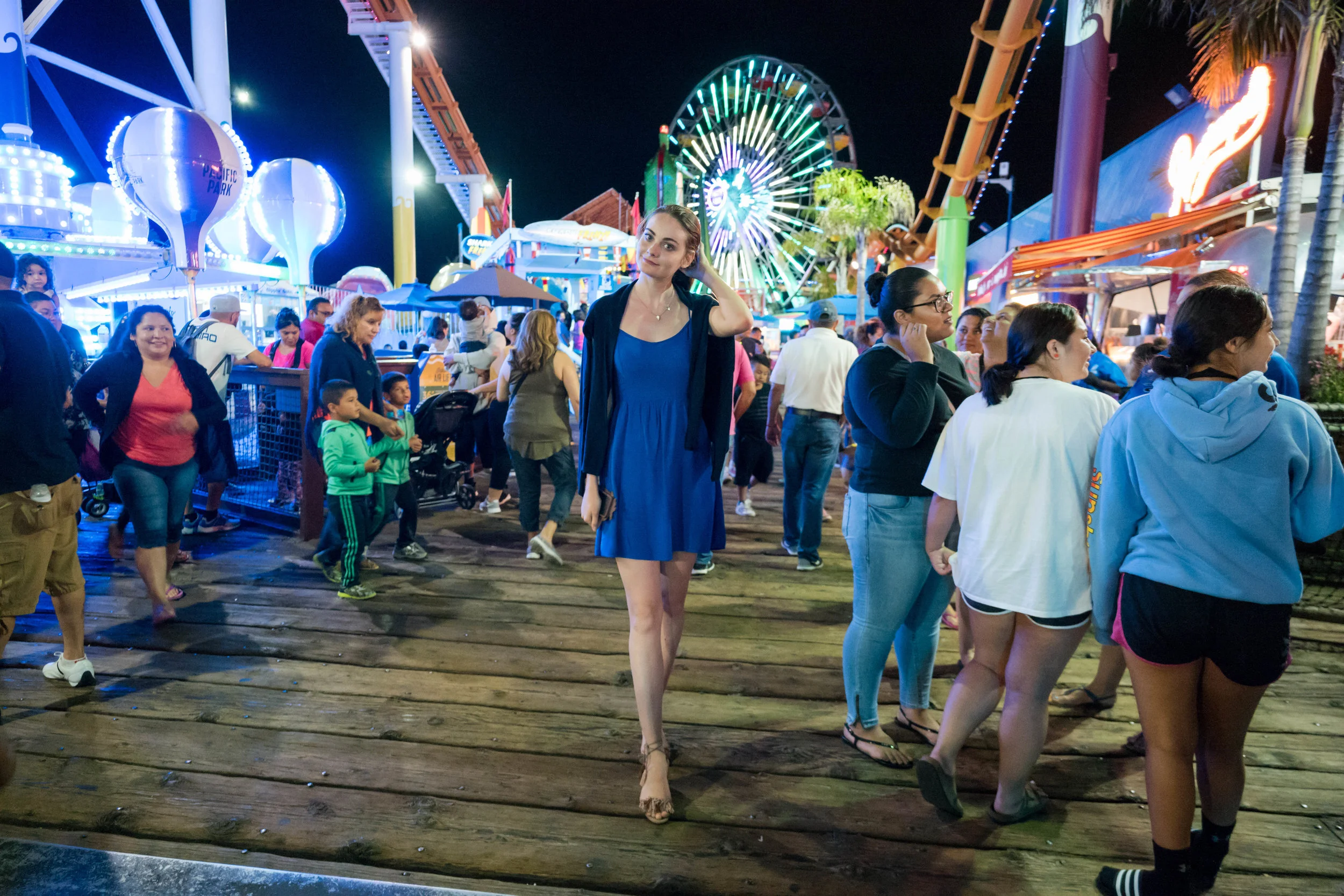At the pier at Pacific Park. Leica 21mm f/3.4 Super Elmar ASPH