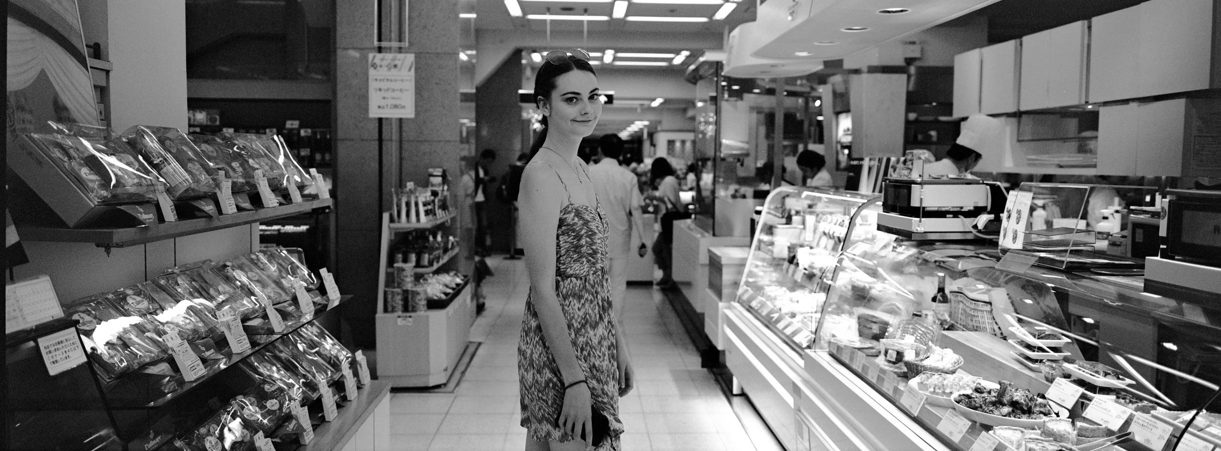 Next day, at the Ginza - Ilford XP2 Super 400