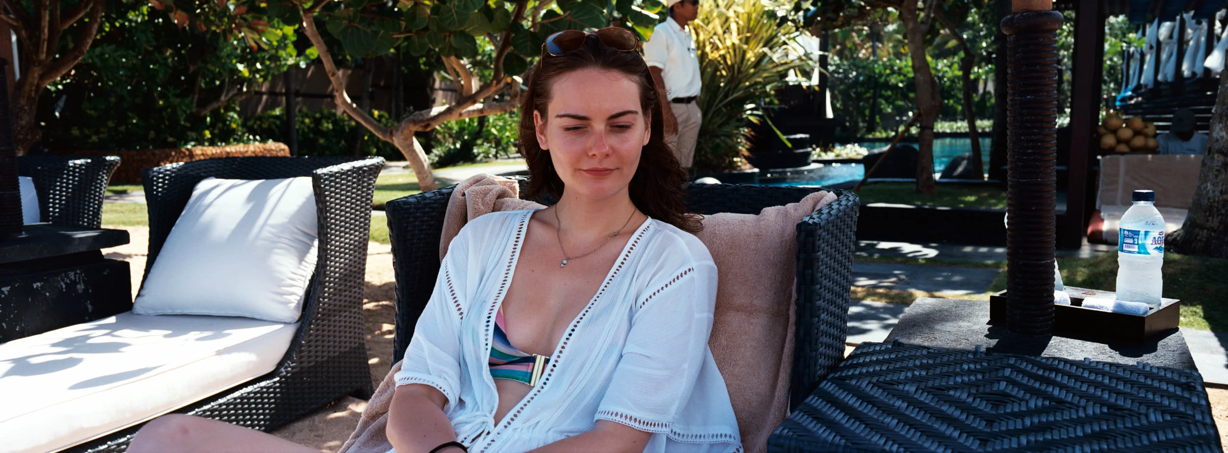 By the poolside bar, in Bali - Kodak Ektar 100