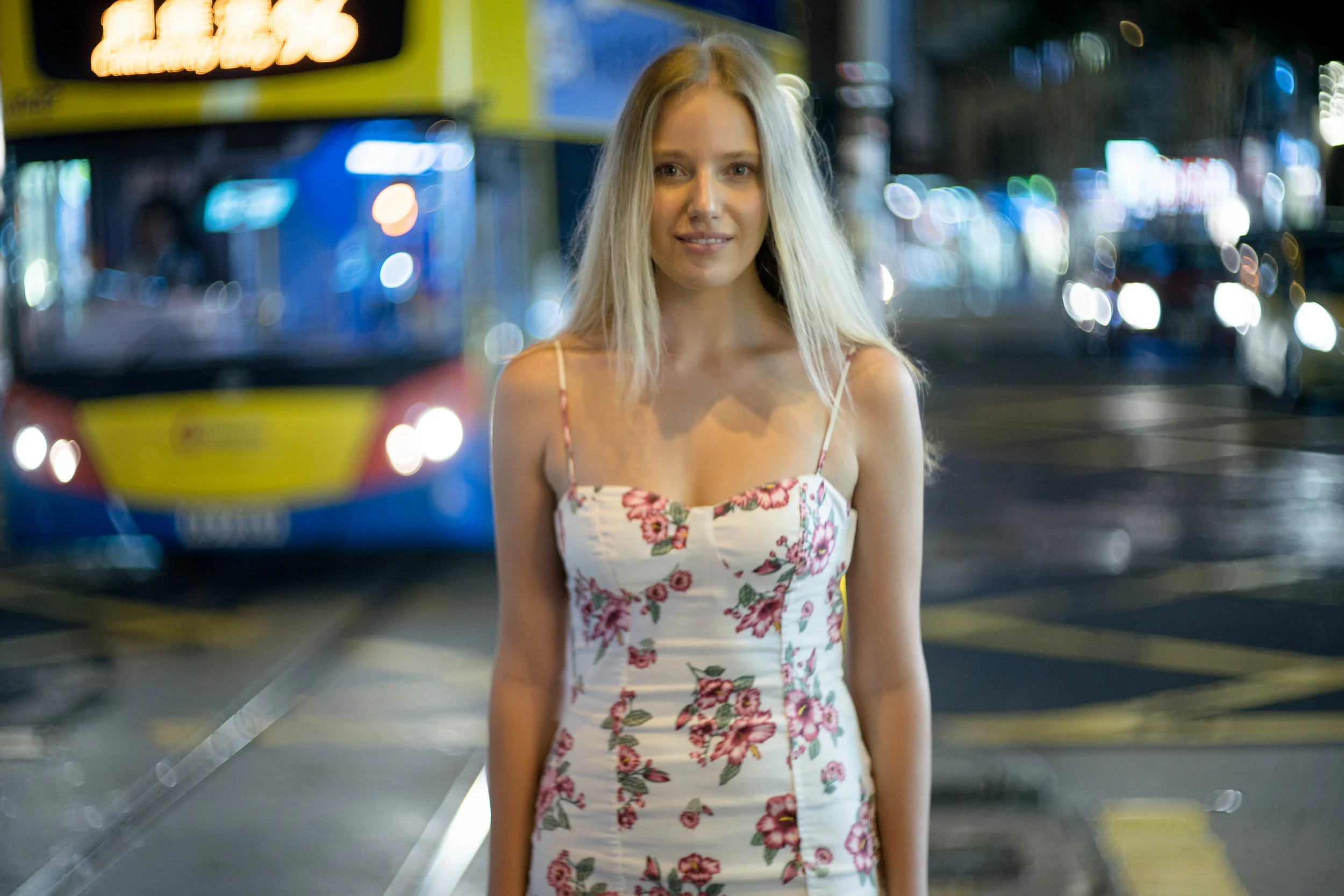 Oncoming traffic from behind - ISO 200