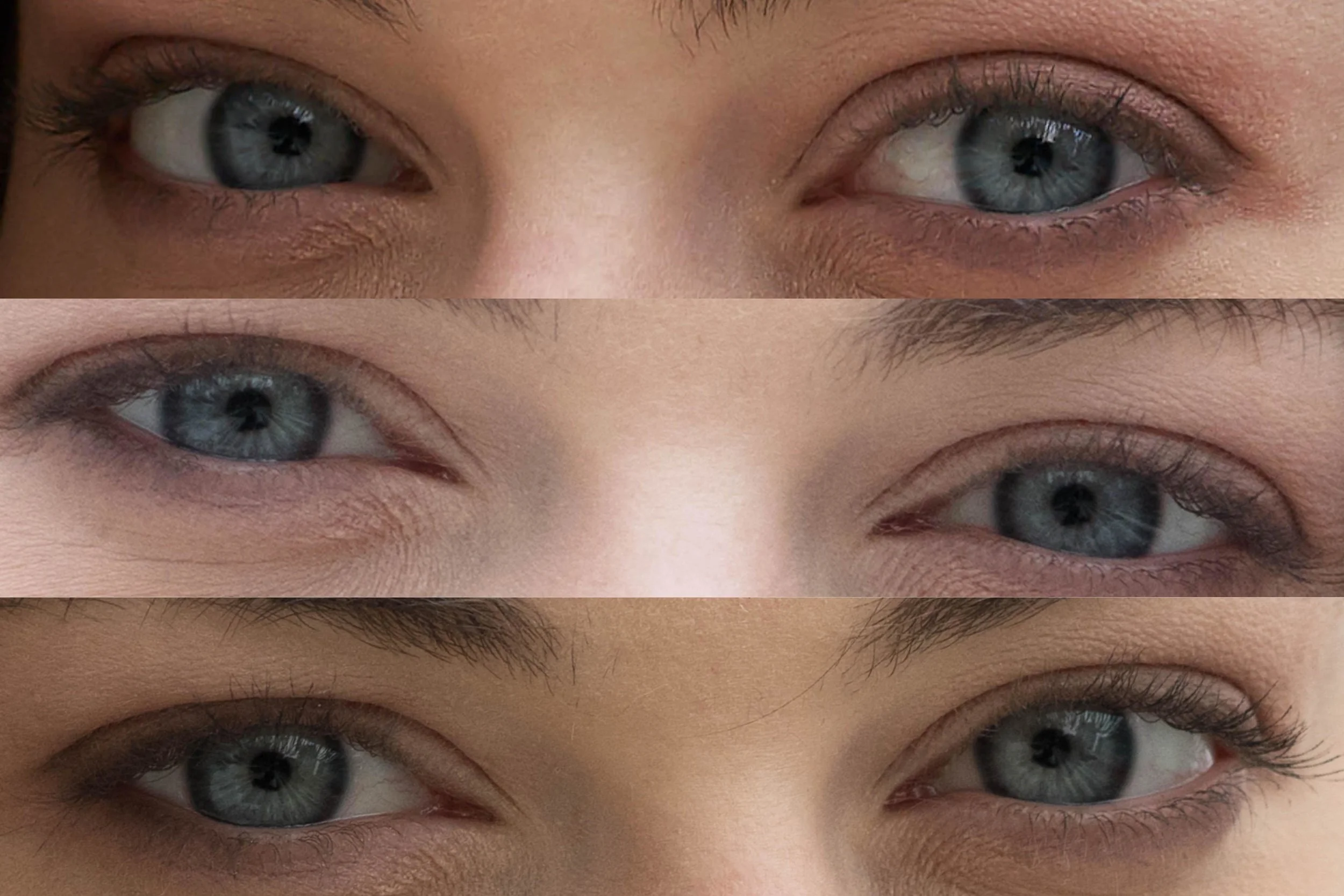 Roughly 200% magnification - Top to bottom - Sony, Canon, Nikon. All three system appear more or less similarly capable at resolving details at high resolution.