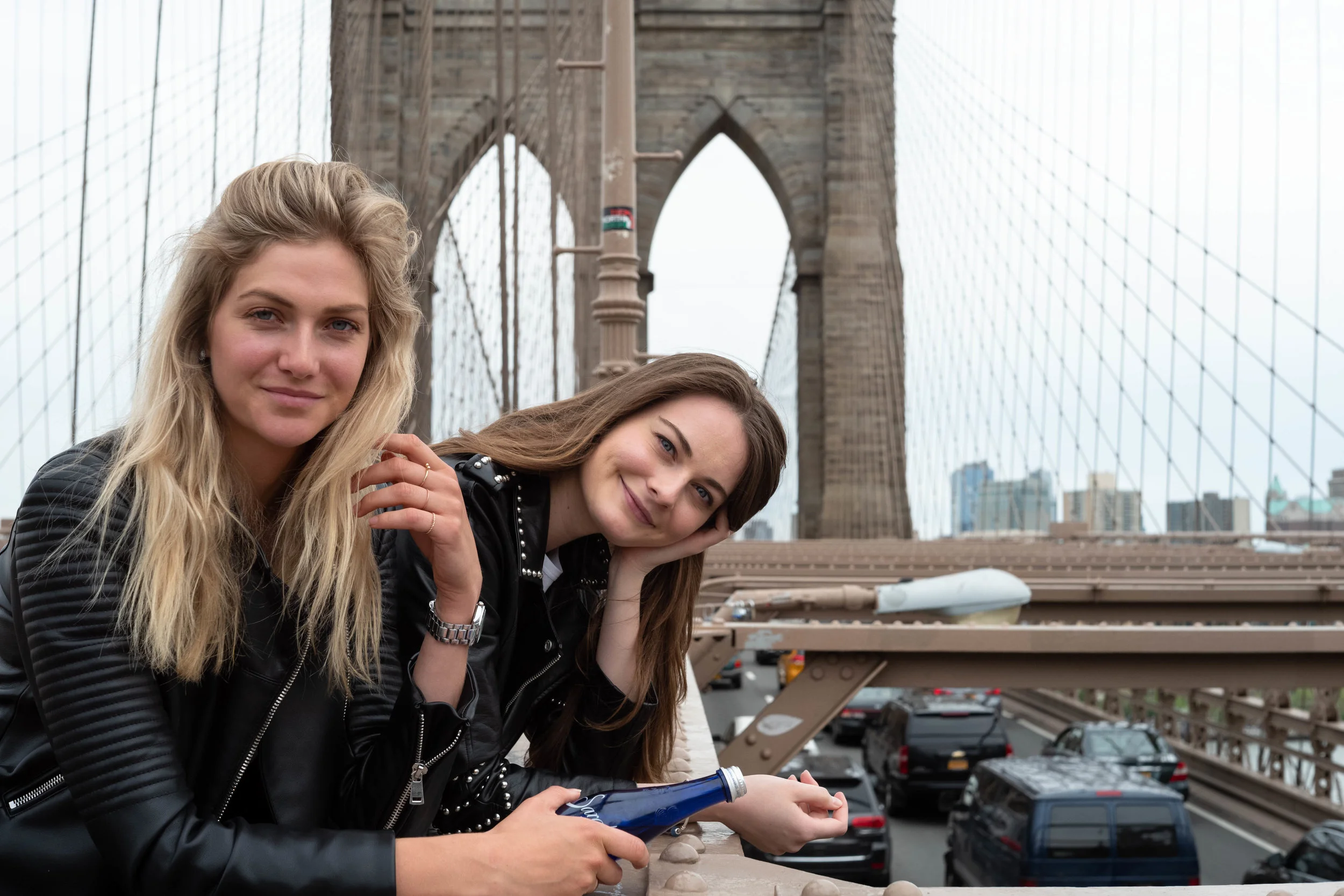 At the Brooklyn Bridge.
