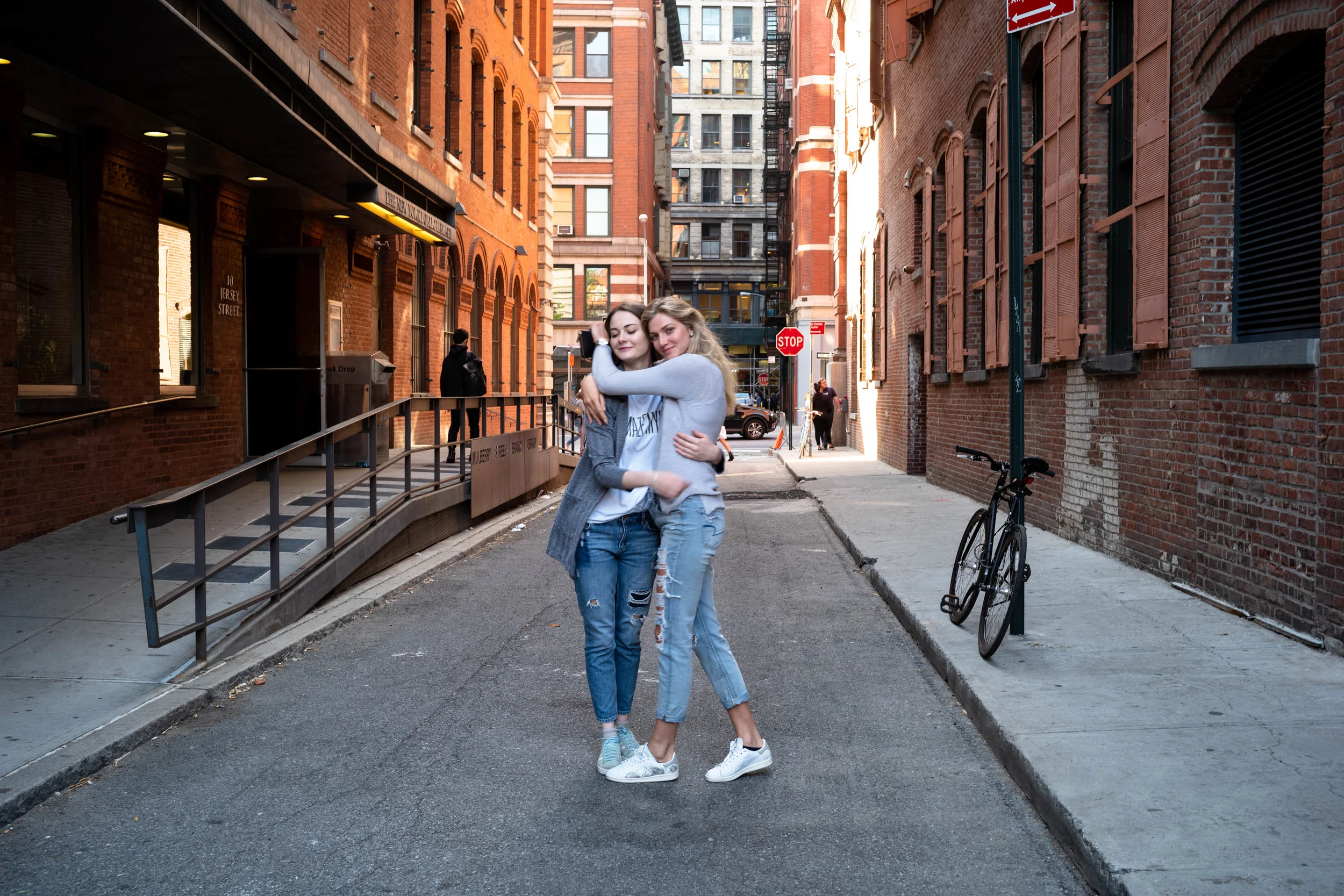 Apparently, I found this popular selfie location off Lafayette Street, pass St. Mark's Place.