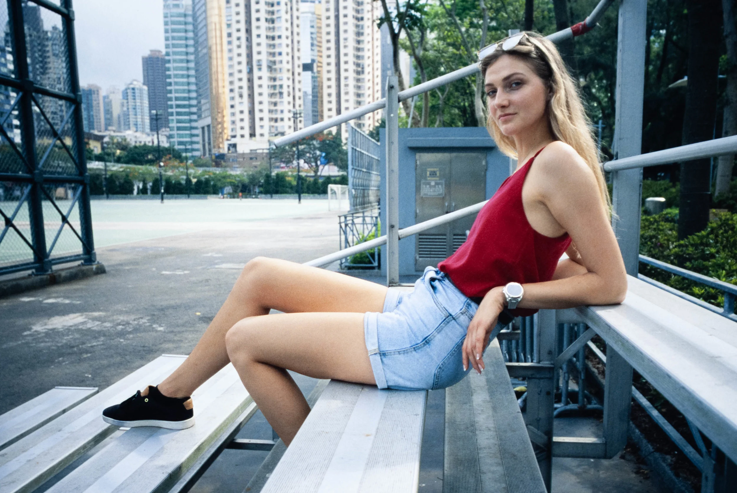 Fujifilm Provia 400X (Expired 2010) @ 28mm Focal Length - Corner and edge distortion has been corrected by vertical and horizontal transformation. As such, the image has been cropped.
