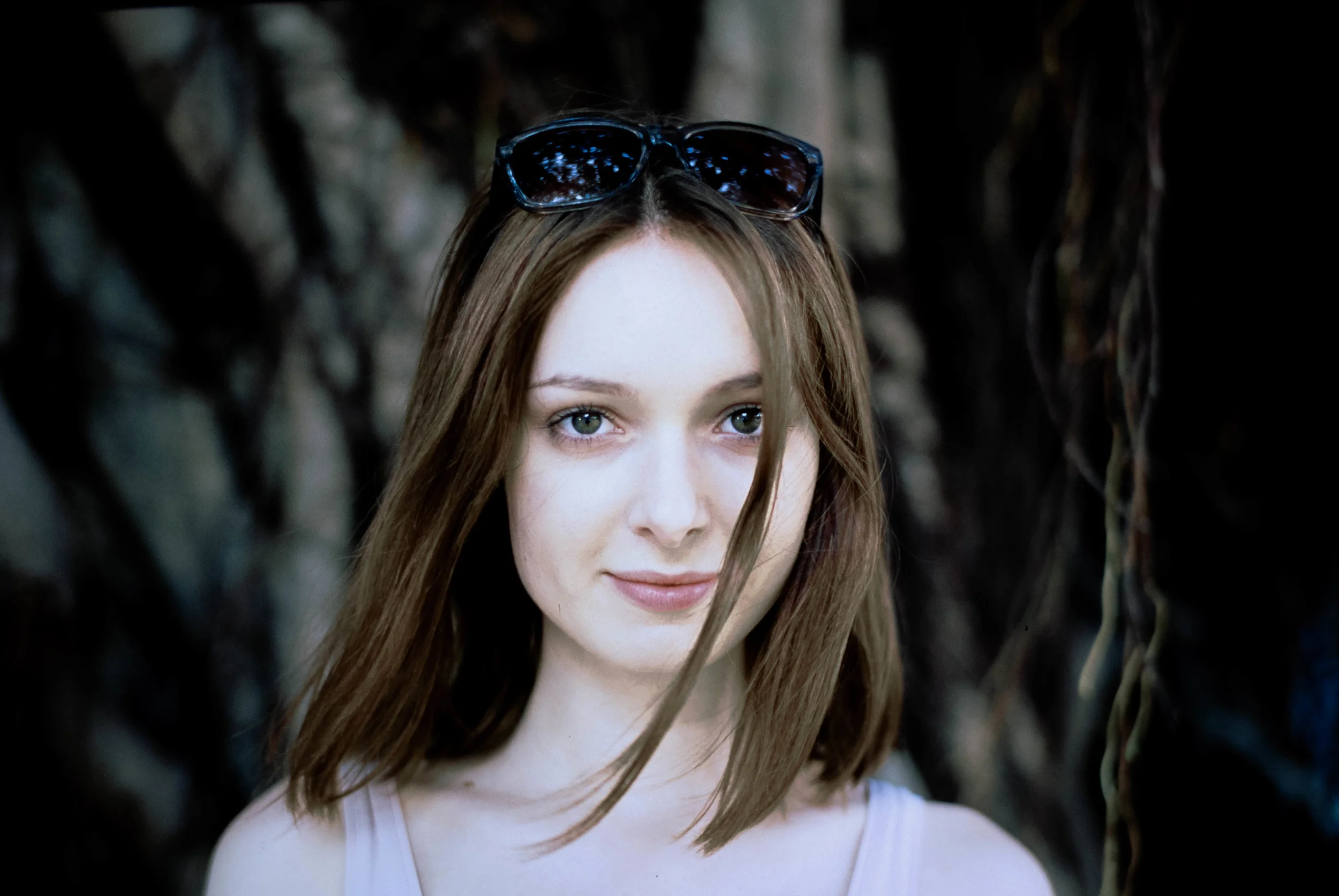 Fujifilm Velvia 100 @ 50mm Focal Length - Overexposed by 1 stop with color balance tweaked.