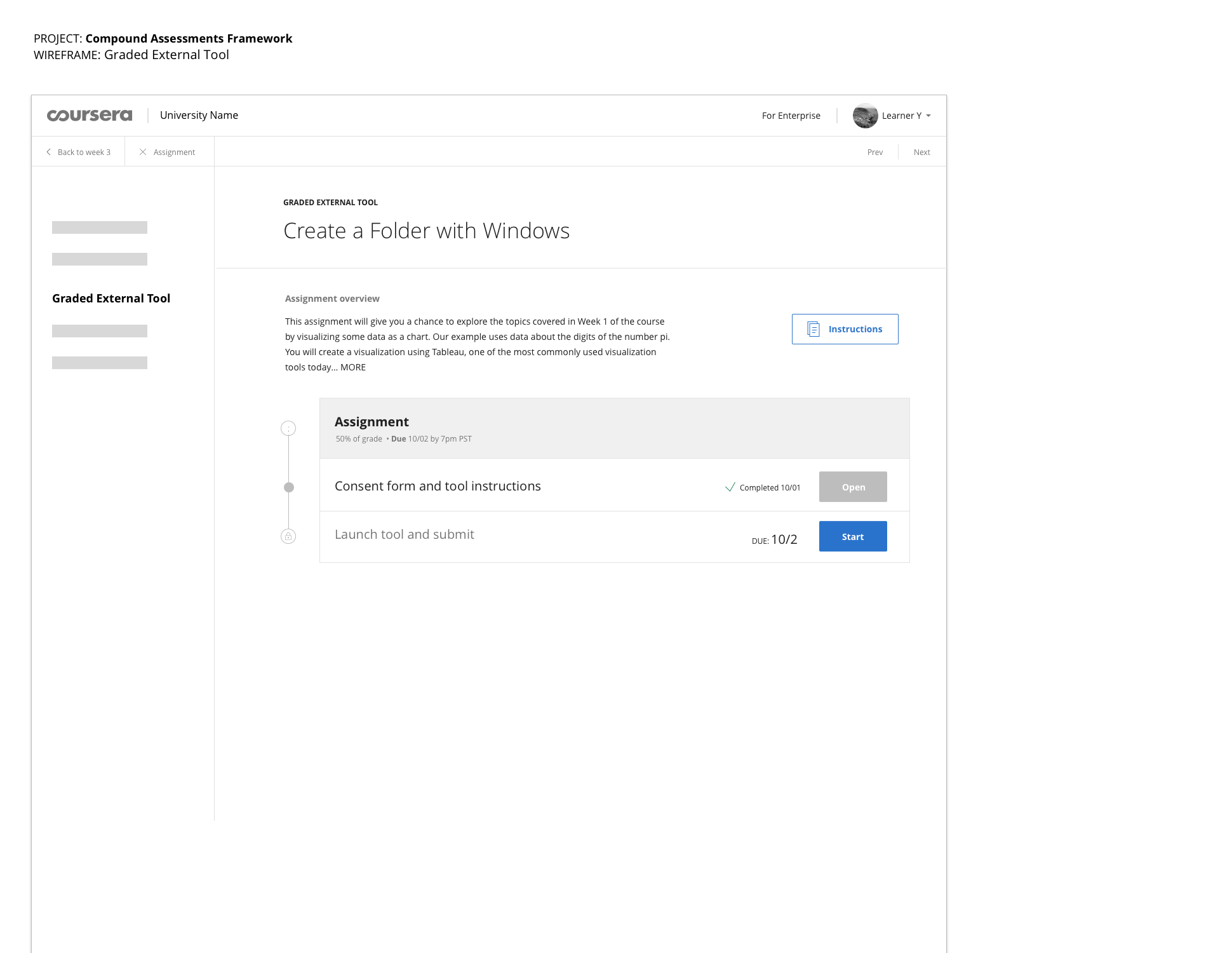 Graded external tool 