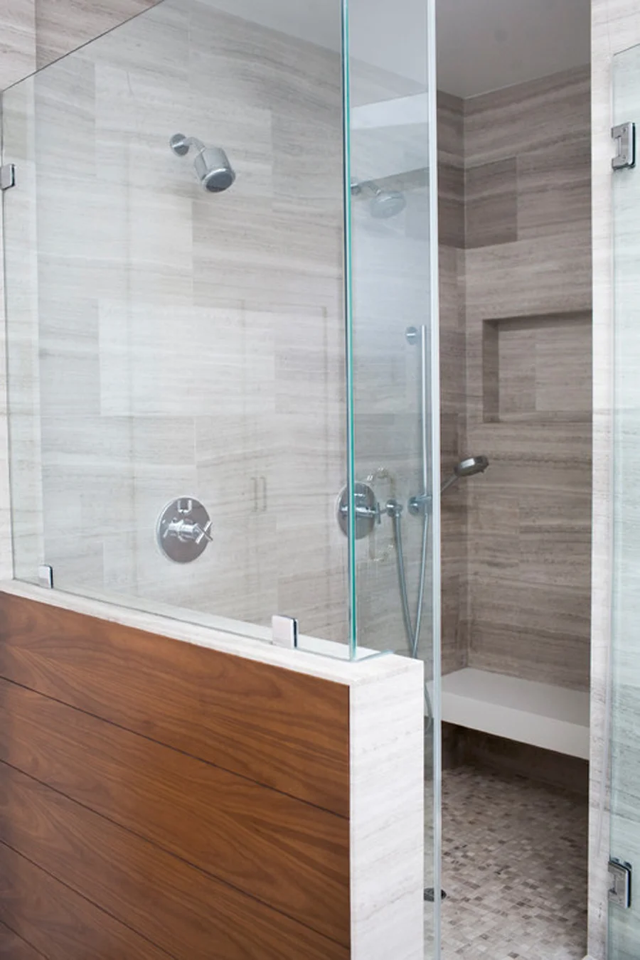 shower in master bath