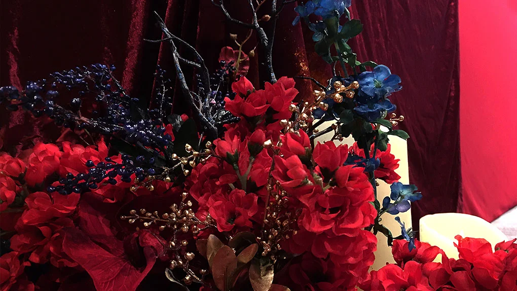 TAILOR - ROYAL BLUE & BURGUNDY