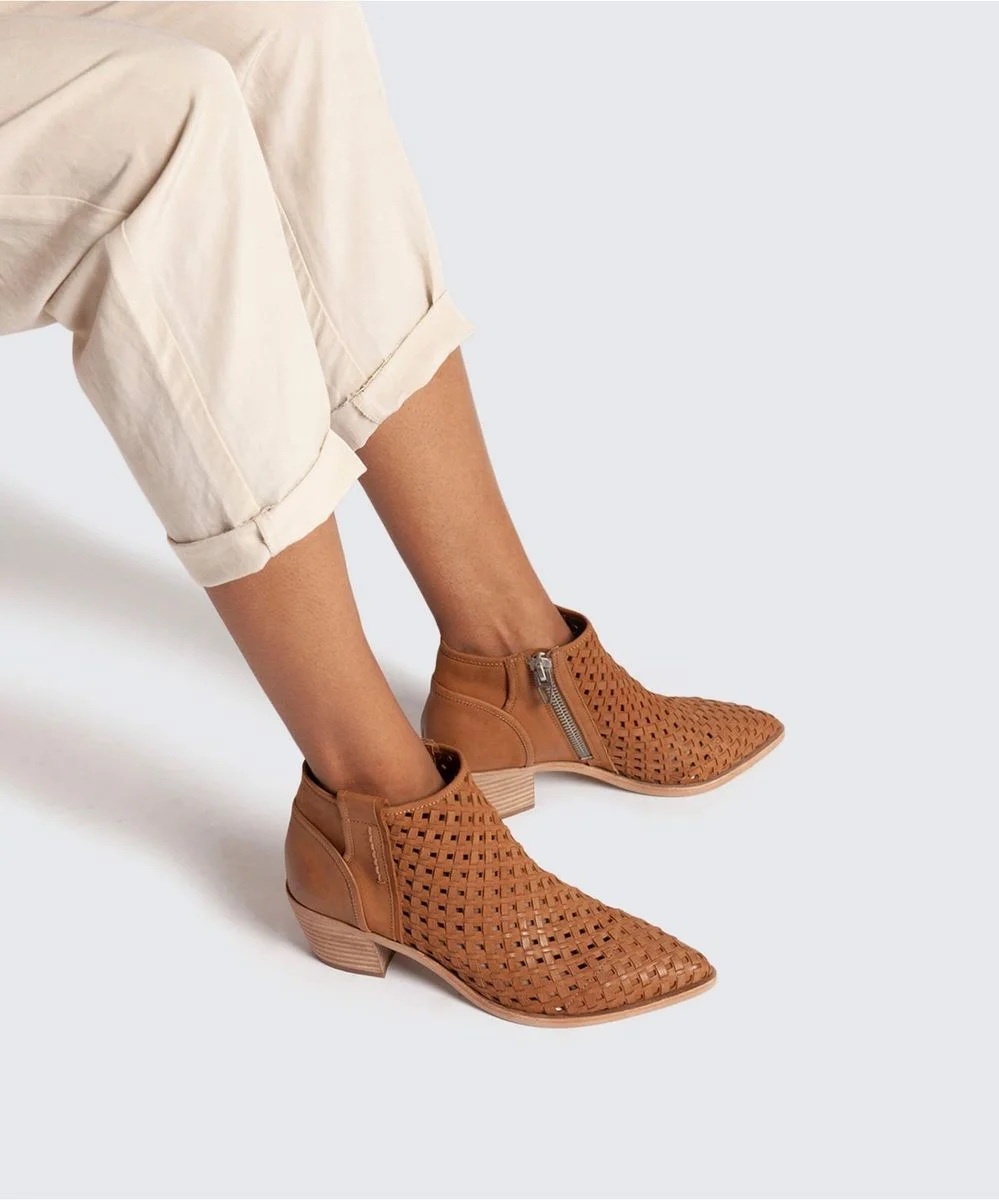 dolce vita tauris perforated bootie
