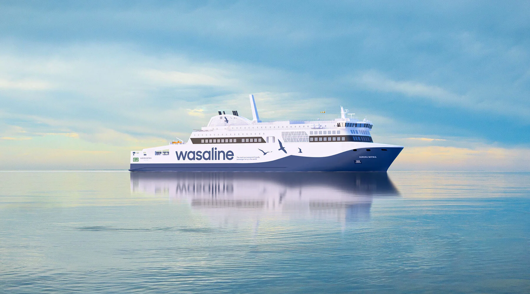 Keel laying ceremony for the new Aurora Botnia