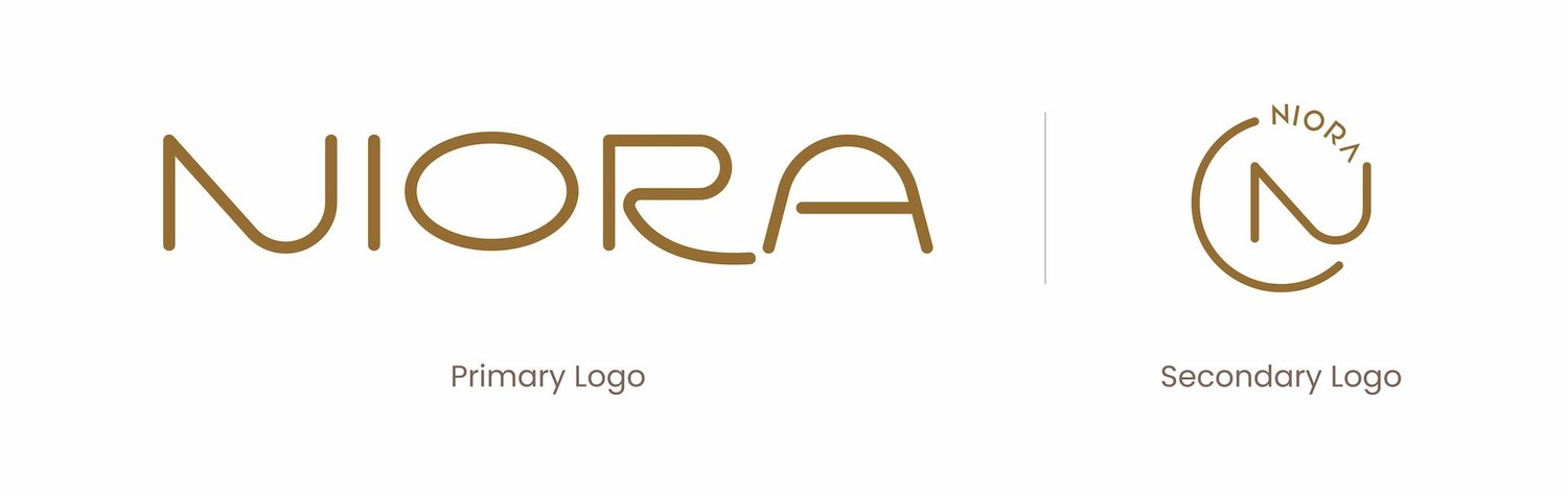 Niora dermatology clinic in Pune, naming and brand identity by Yellow Fishes