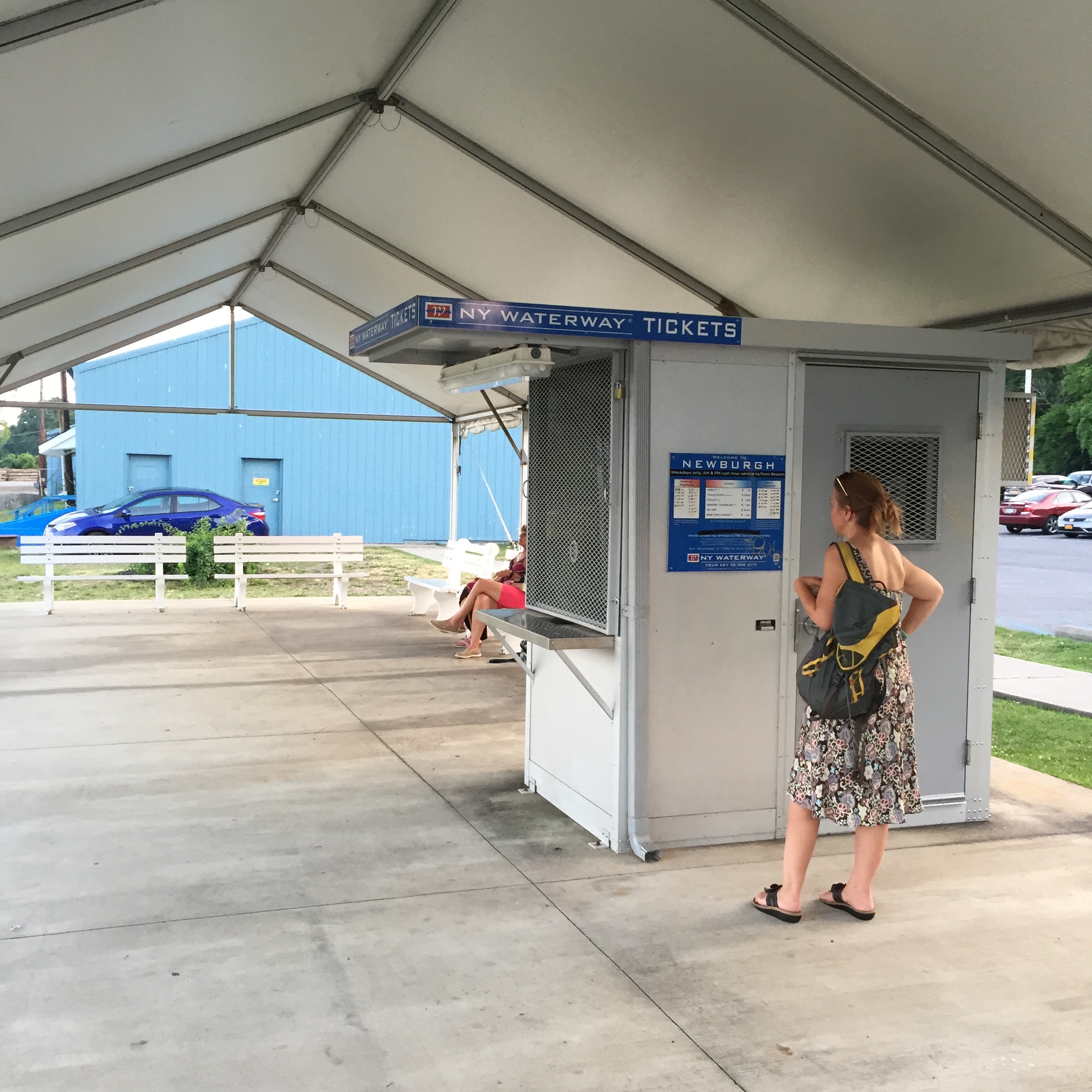 A ferrygoer, verifying the last ferry time, making sure to not miss the boat.Photo Credit: Katie Hellmuth Martin