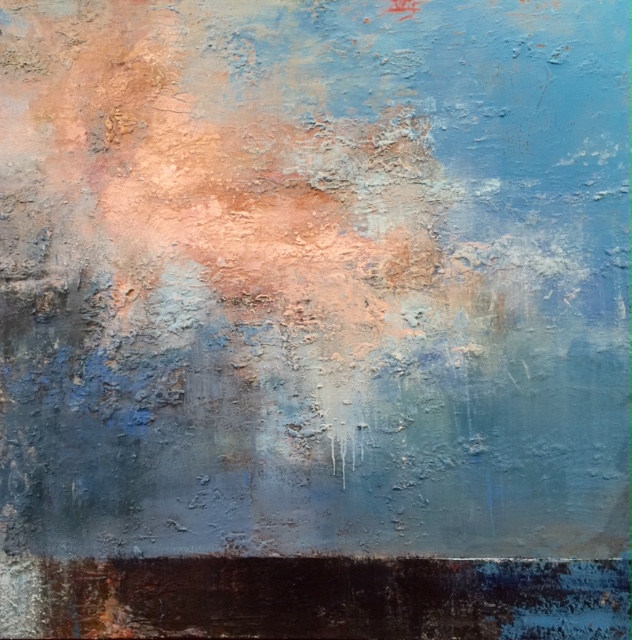 Blue Break Oils on canvas 48"x48"