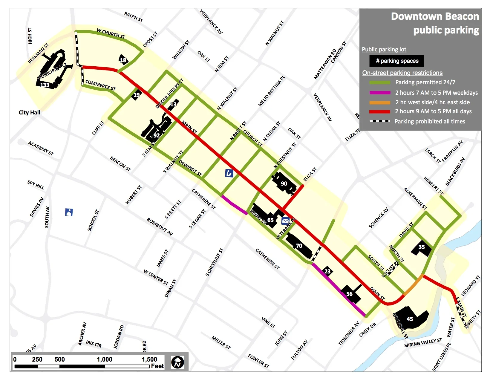 Guide to Free and Easy Parking Lots in Beacon There's a Spot in the Municipal Lots! — A Little