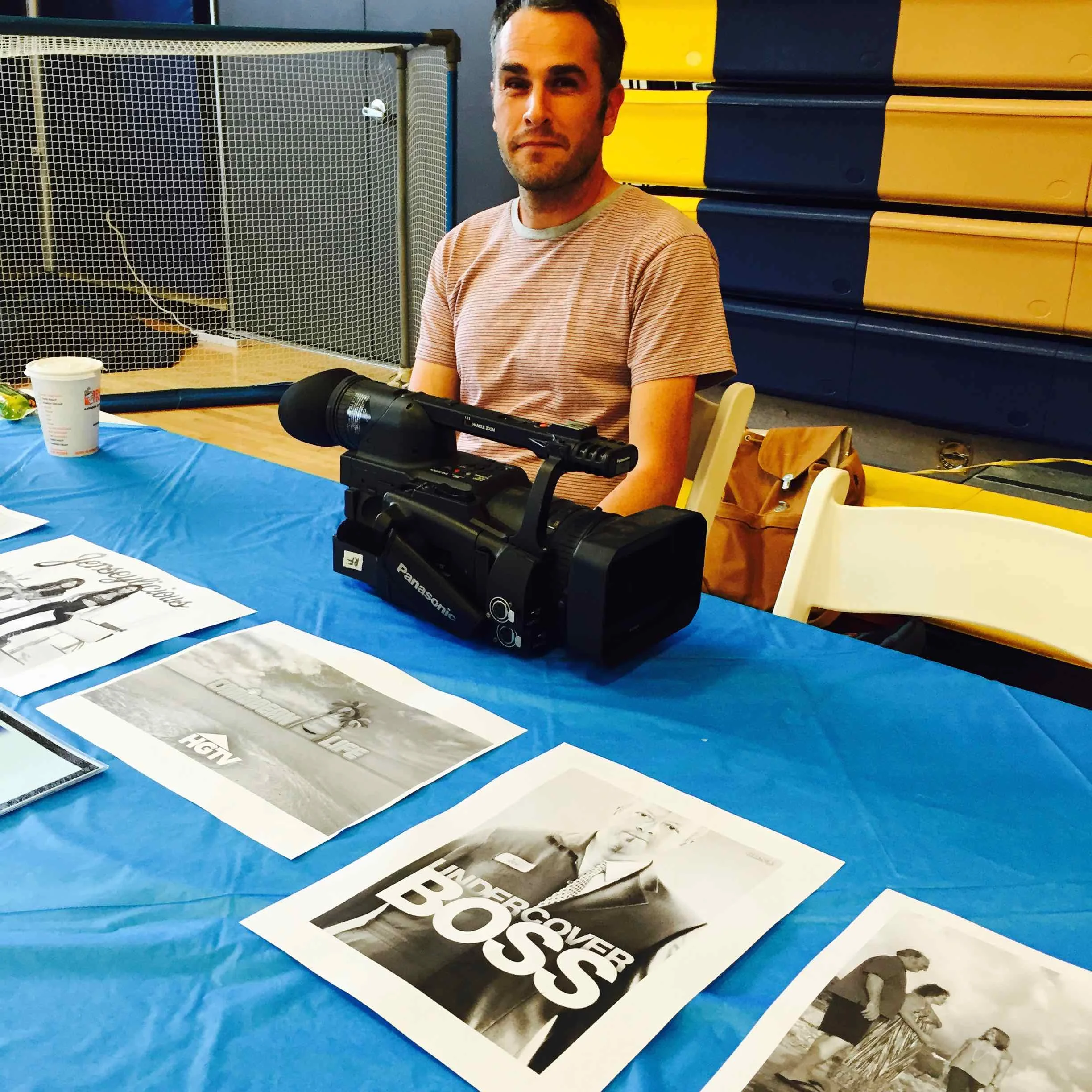 Jerry Goodman, freelance Cameraman for shows produced for CBS, HGTV and others. Jerry is based in Beacon and commutes into NYC and other cities to film on location. Photo Credit: Katie Hellmuth Martin