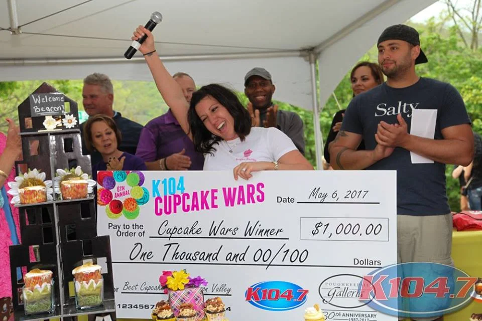 Daniela Haugland won first prize for her Bourbon Bacon Cupcake. She won the $1,000 courtesy of the Poughkeepsie Galleria. Photo Credit: Digital Weddings