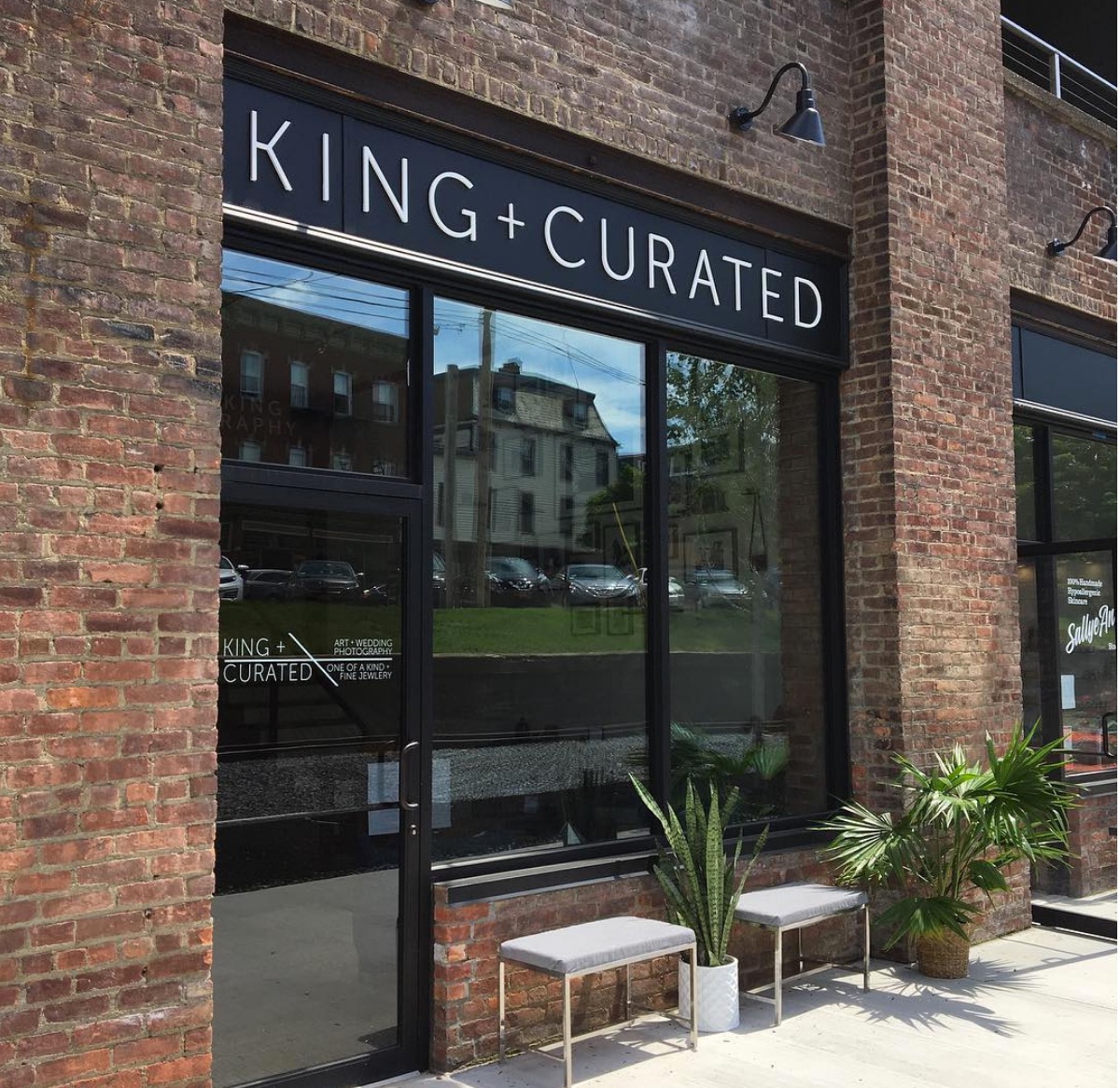 King and Curated, the combo wedding photography store and handcrafted jewelry store.