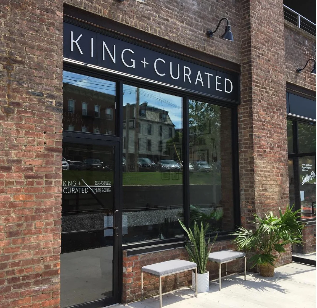 King and Curated, the combo wedding photography store and handcrafted jewelry store.
