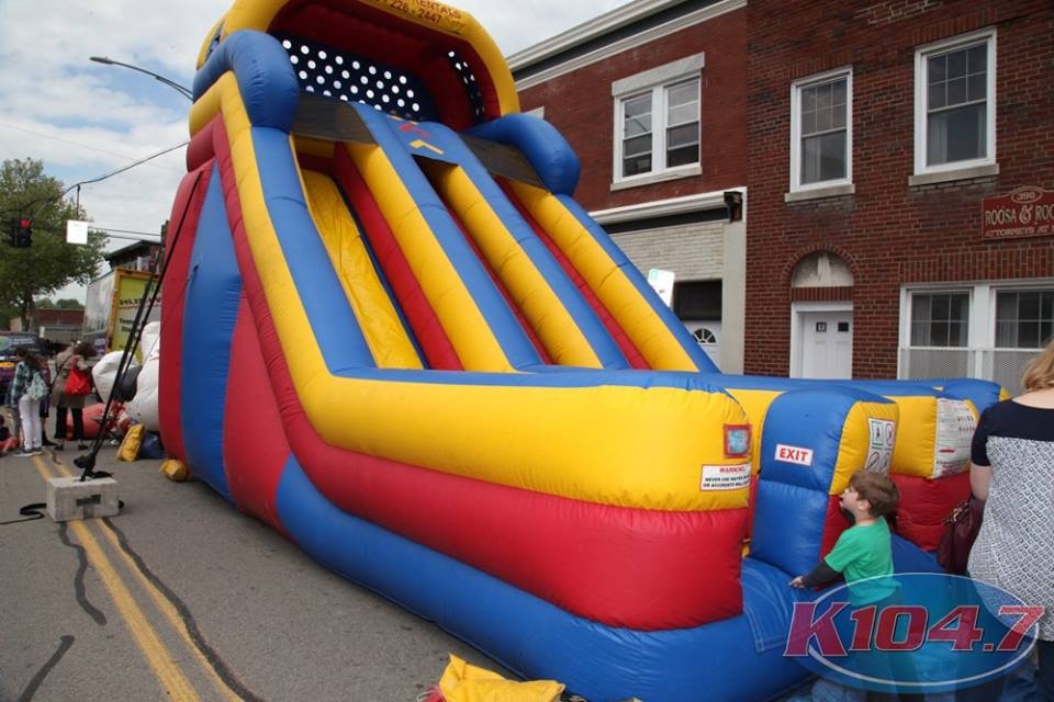 Kids bouncy houst at Cupcake Festival