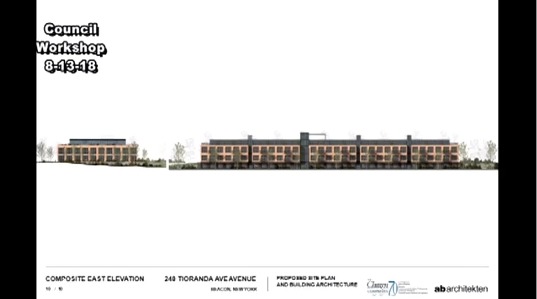 Photo Credit: Screenshot of the proposed site plan from the 8/13/2018 City Council Workshop Meeting .