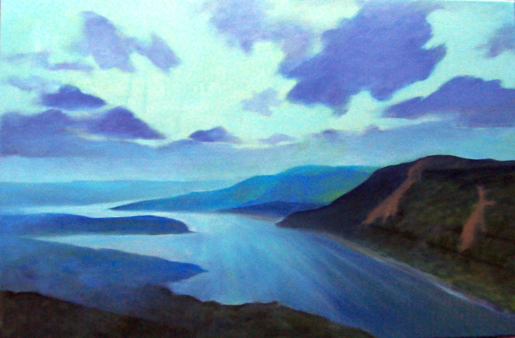 “Lavender Emanence,” by Susan Miiller at Bannerman Island Gallery