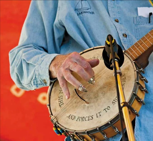 Jennifer Sarah Blakeslee’s photo of Pete Seeger, at The Howland Cultural CEnter
