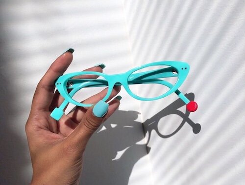 luxe optique blue glasses blue nails.jpg