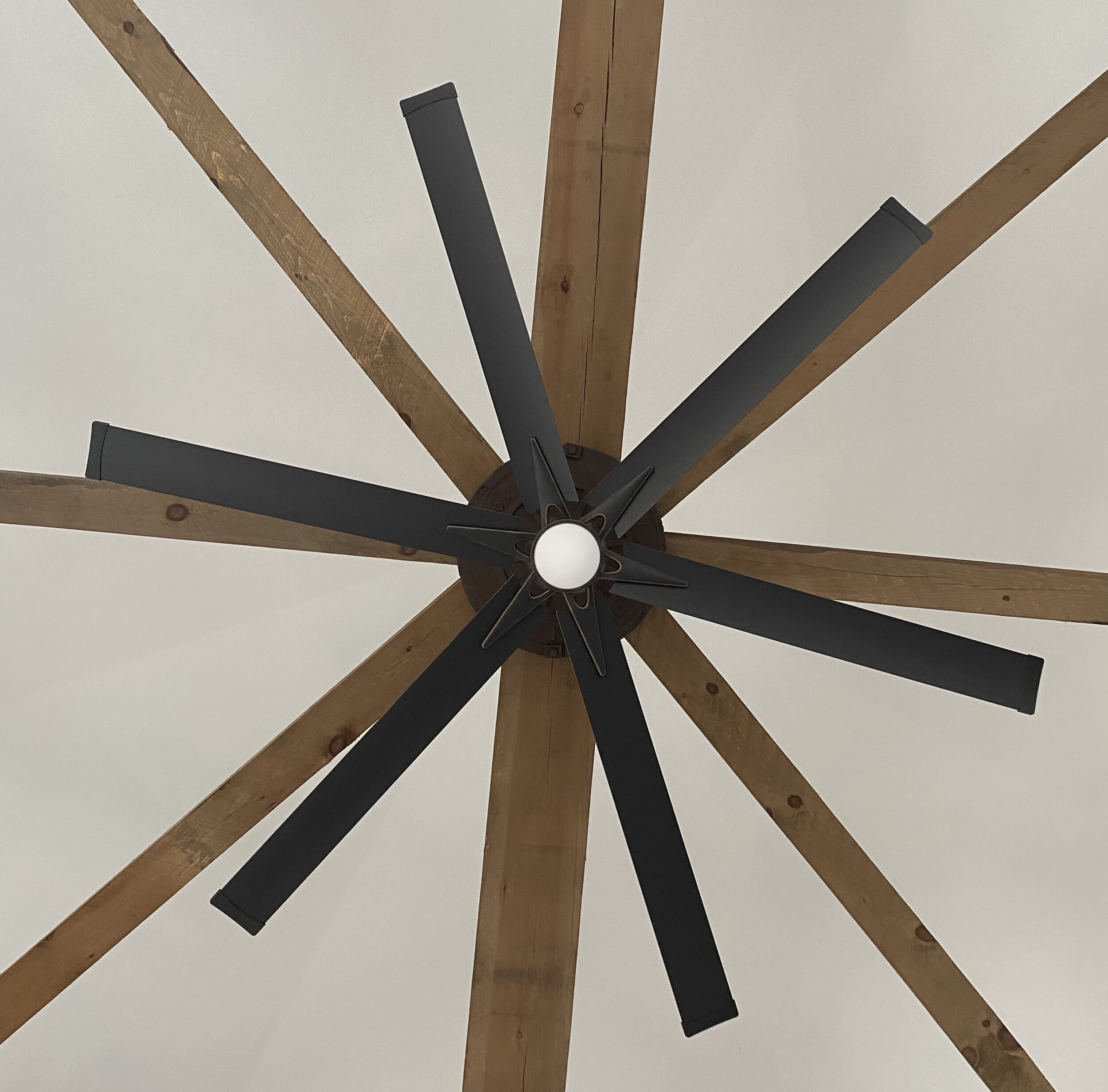 The ceiling fan in the penthouse. Photo Credit: Teslie Andrade