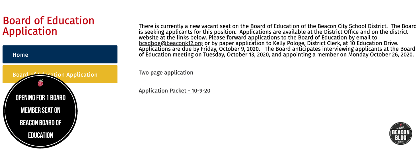 Board Of Education Opens Application Process For 1 Board Seat ...