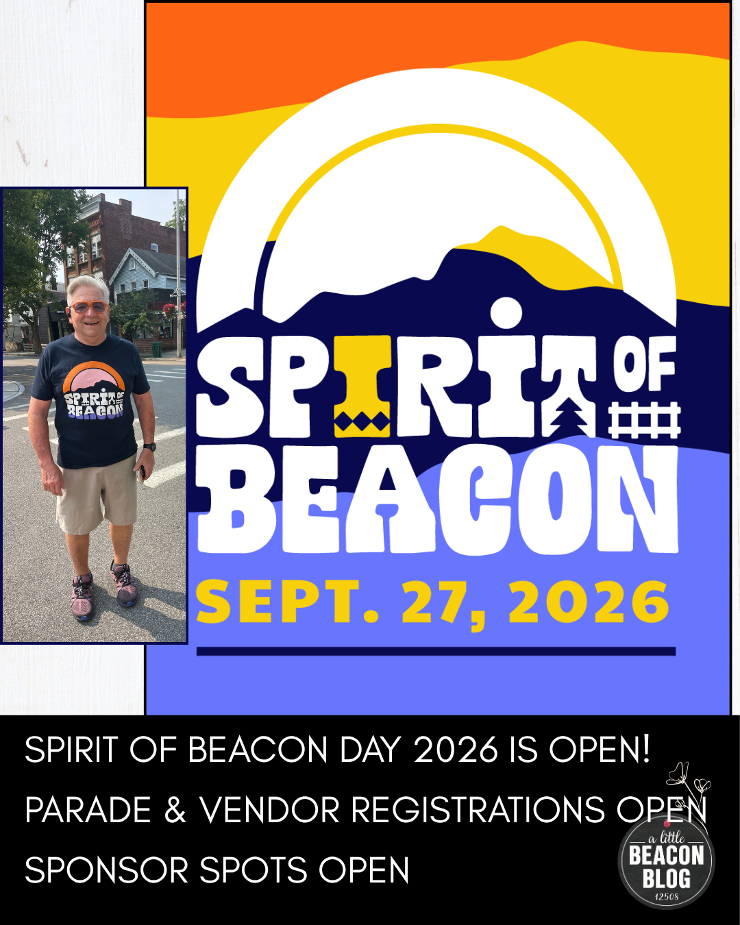 Spirit of Beacon Day 2026 Is Open! Parade &amp; Vendor Registration Open; Sponsor Spots Open