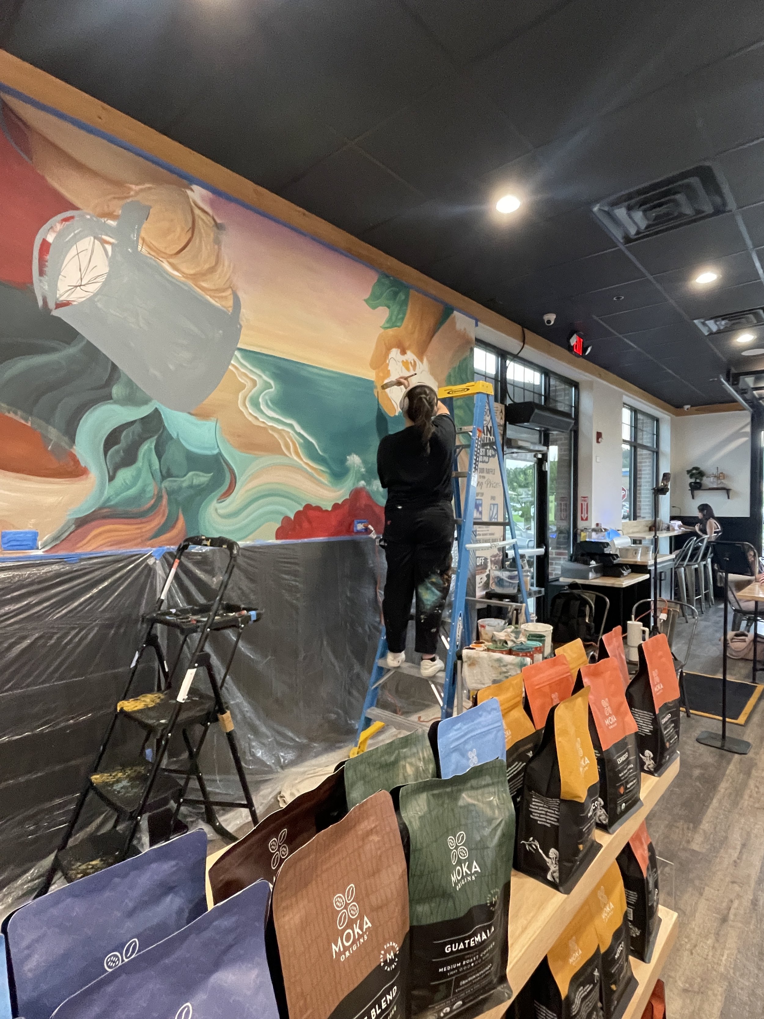 Cafe 1450 mokha mary muralist-2.JPG