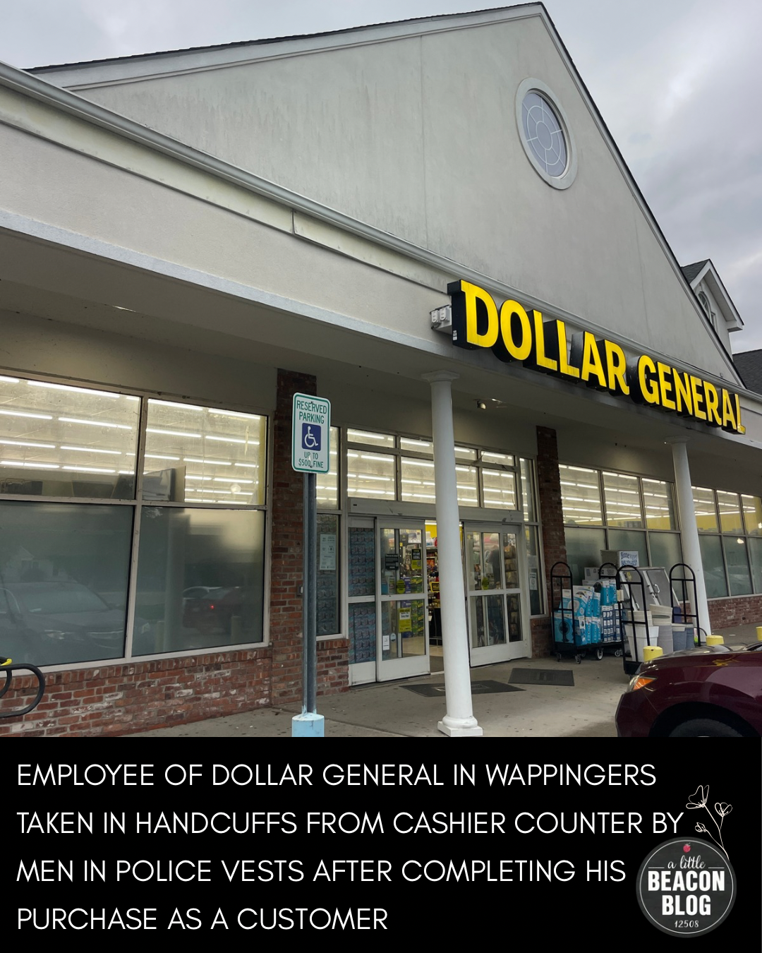 dollar general employee taken in handcuffs by men in police vests MAIN.png