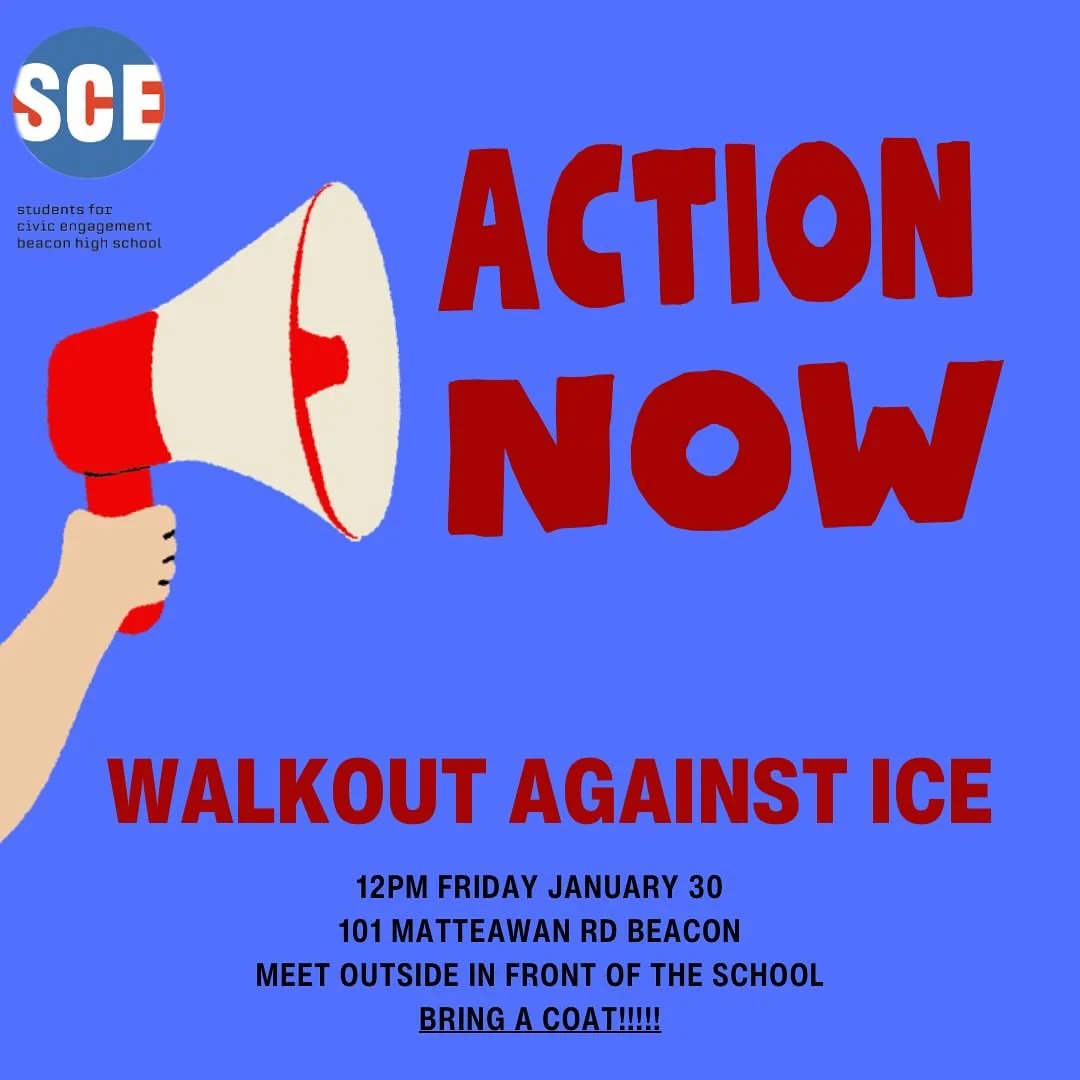 VIDEO: Beacon High School Students Walk Out For National "ICE Out ...