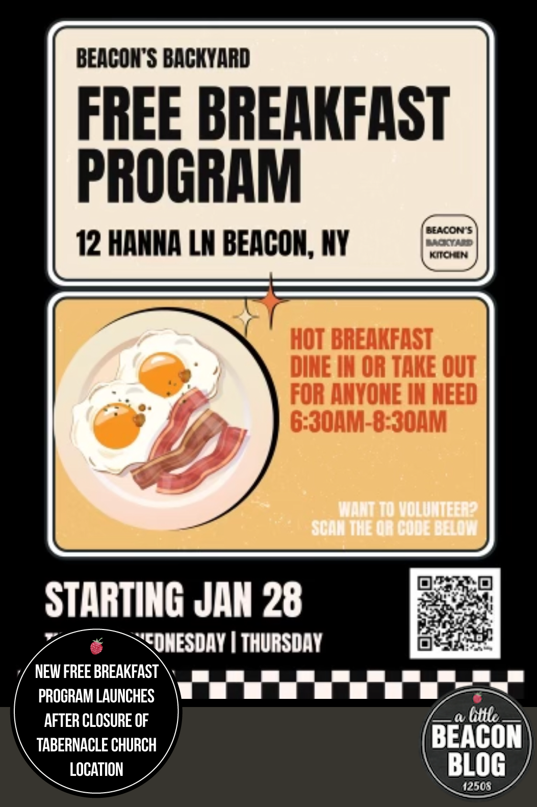 New Free Breakfast Program Launches After Closure Of Tabernacle Church ...