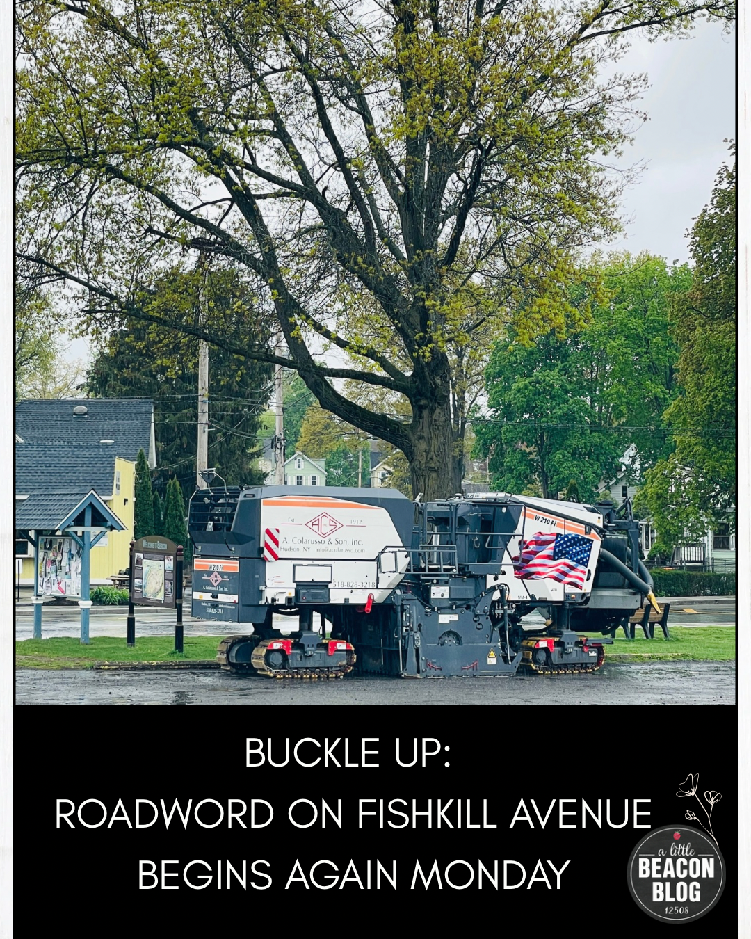 Buckle Up: Roadwork On Fishkill Avenue Begins Again Monday, April 27th