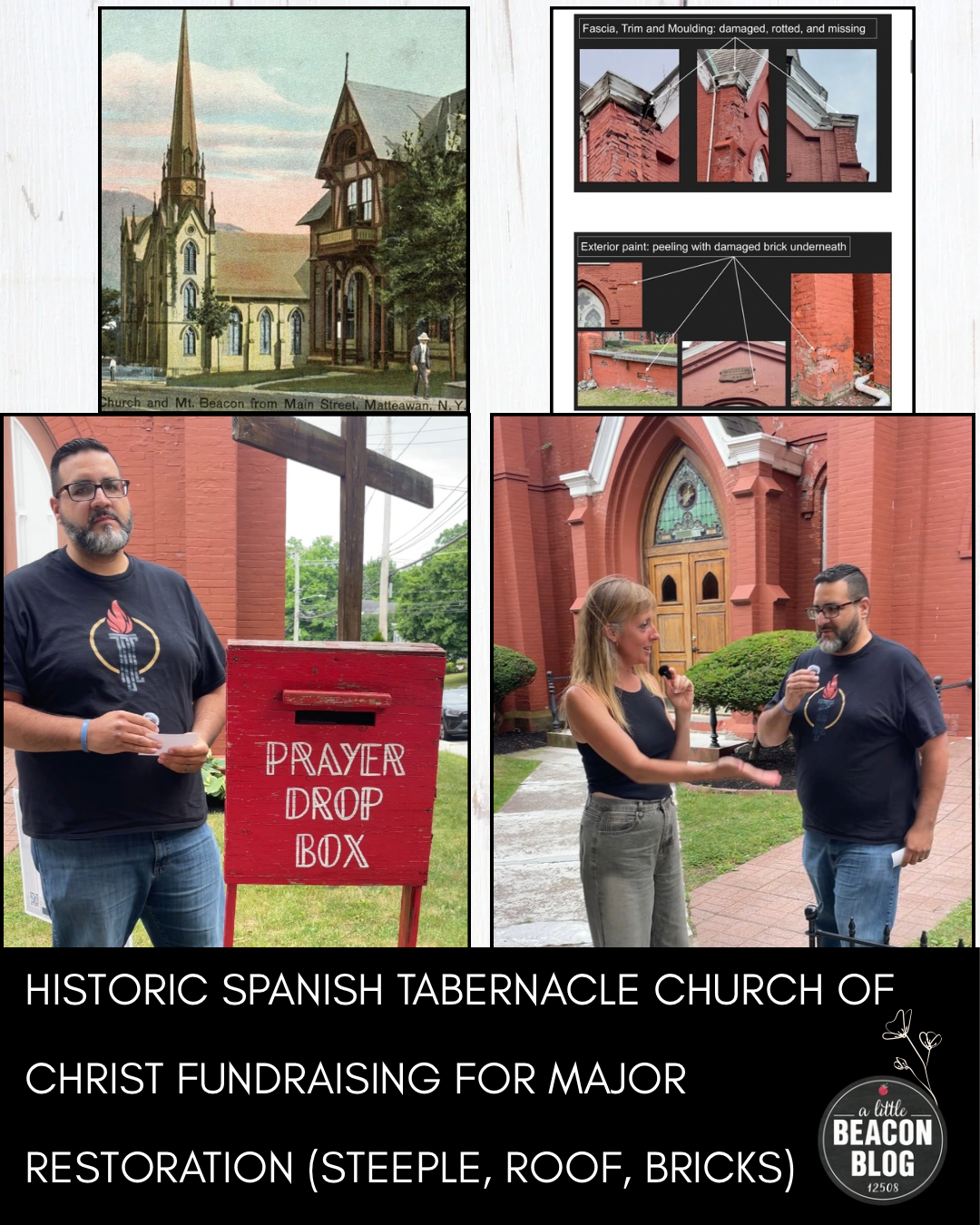 Historic Spanish Tabernacle Church of Christ Fundraising For Major Restoration (Steeple, Roof, Bricks)