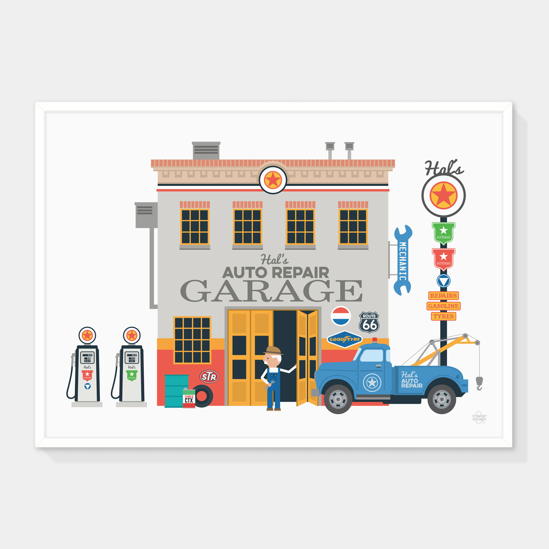 Hal's-Garage-Print-Framed.jpg