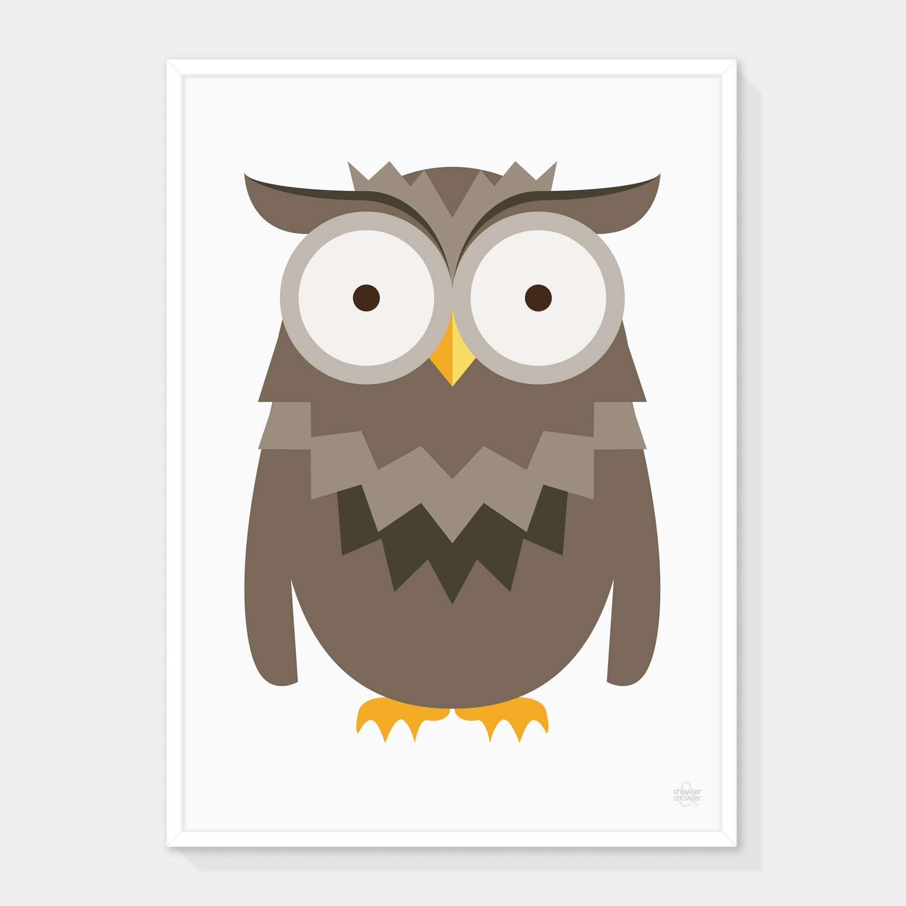 Owl Art Print 