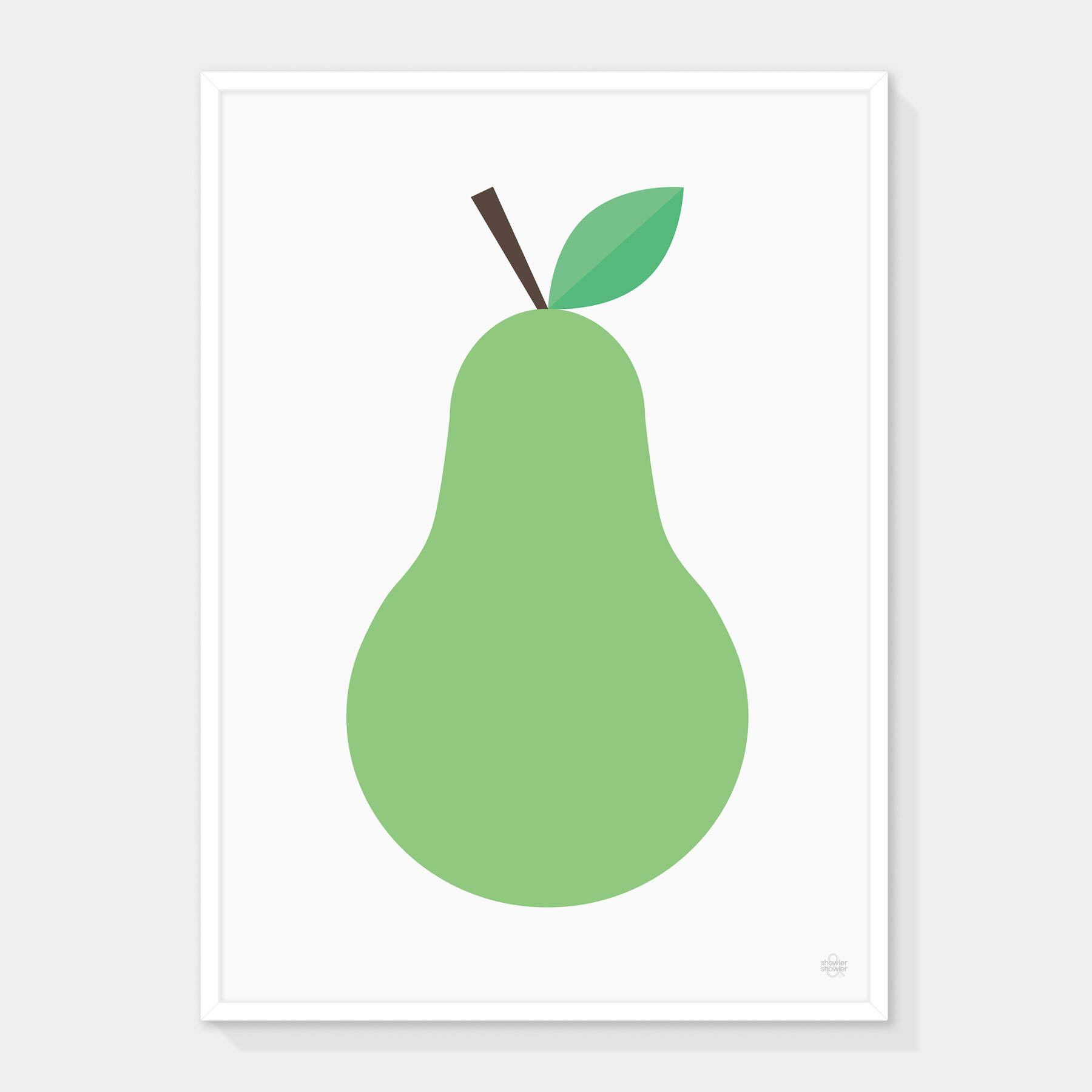 Green Pear Print 