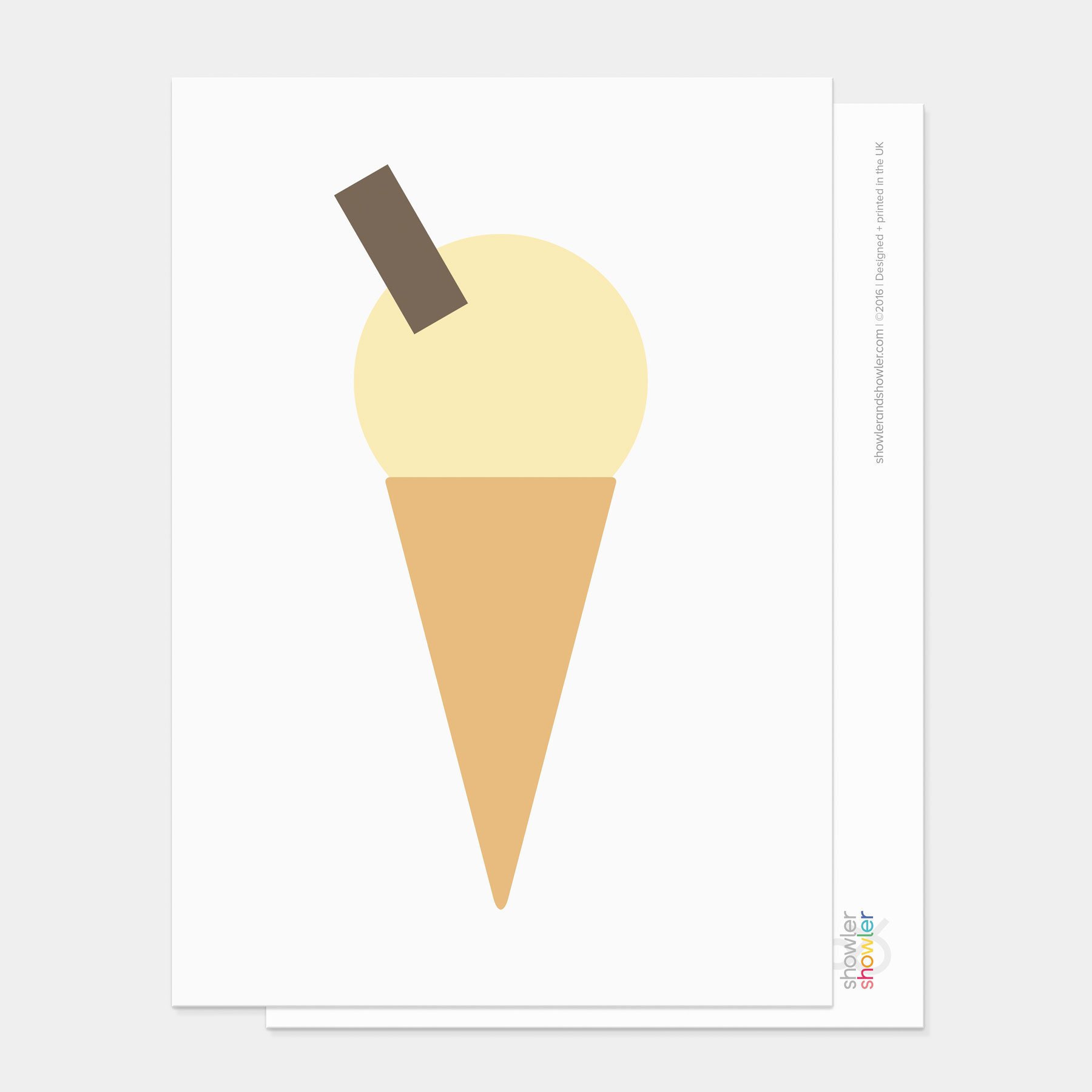 Ice Cream Cone Postcard