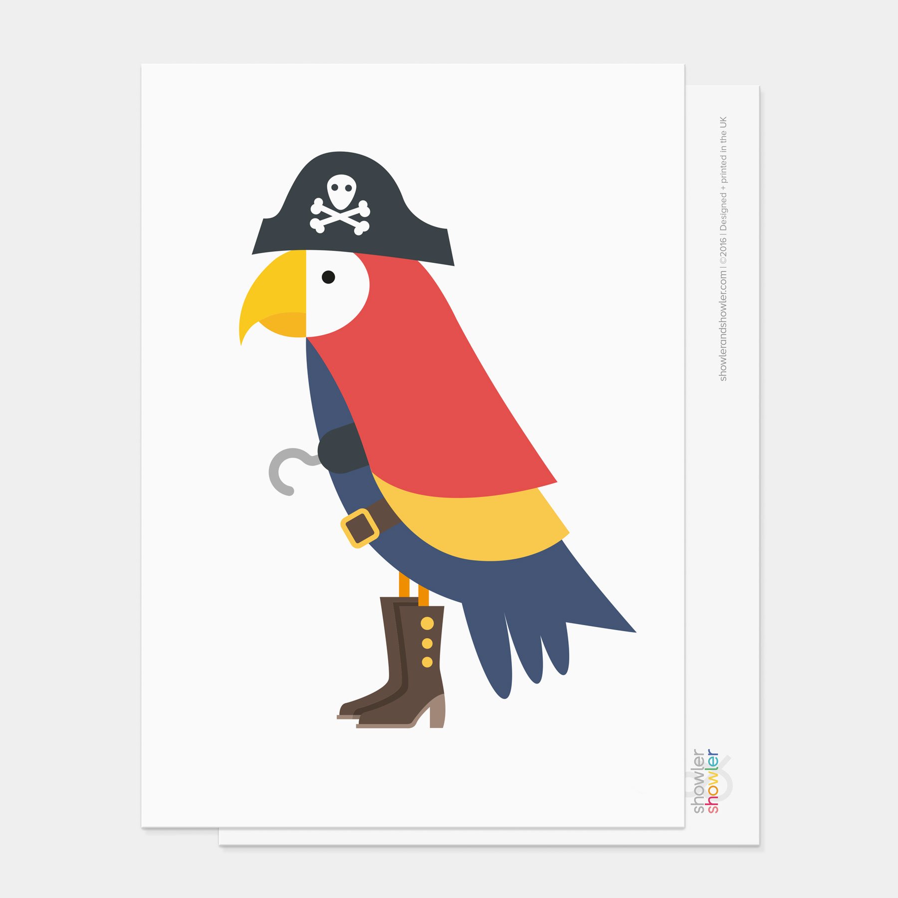 Pirate Parrot Postcard