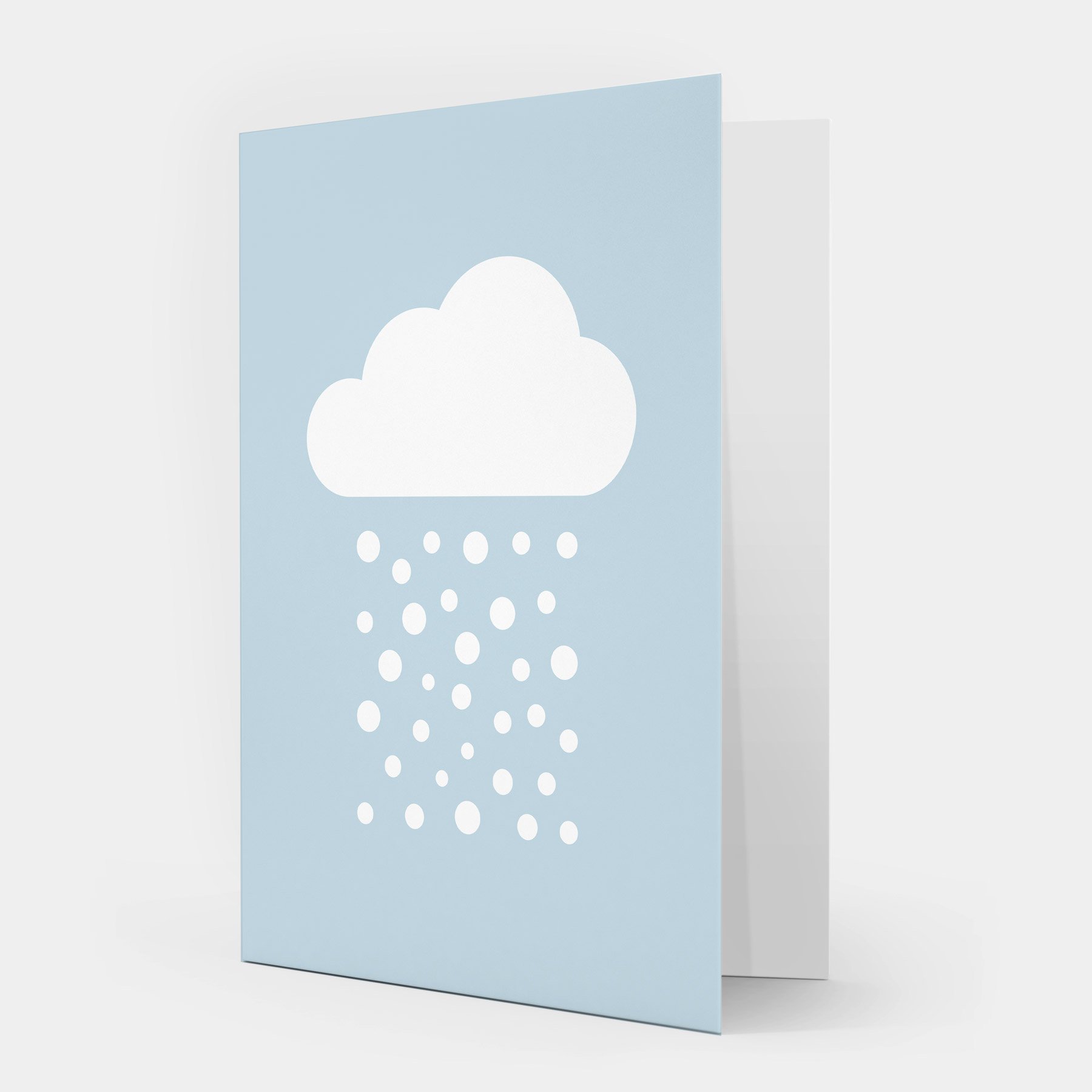 Snow Cloud Christmas Card 