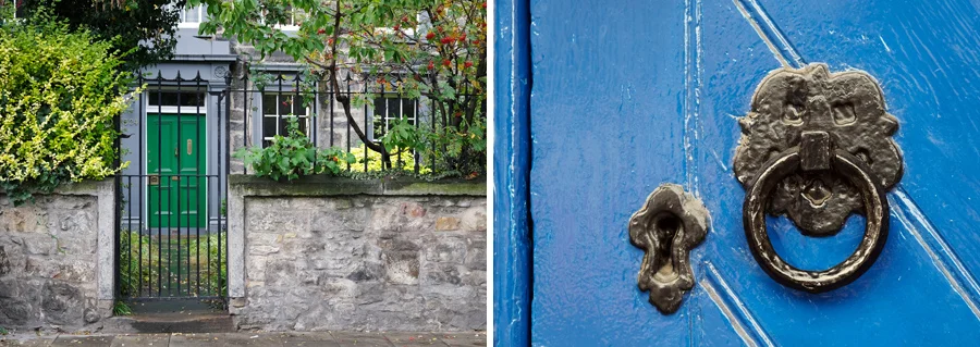 Lovely details along Leith Walk.