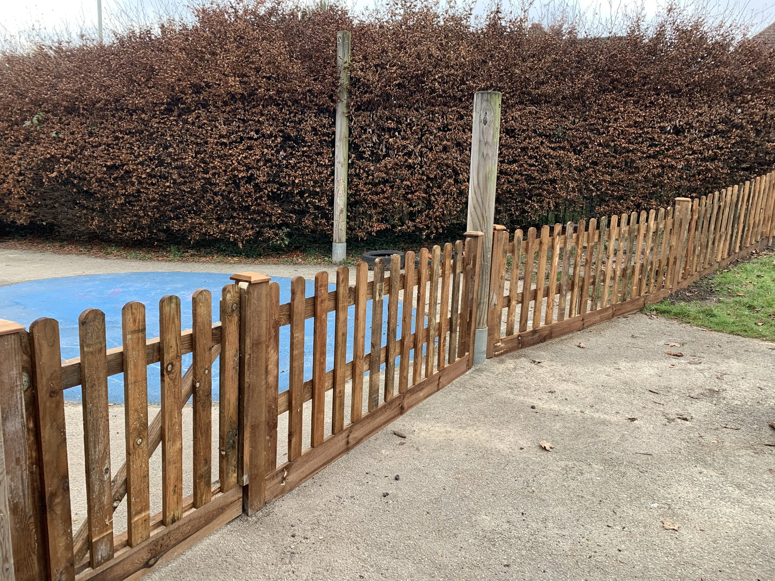A Local School Fence