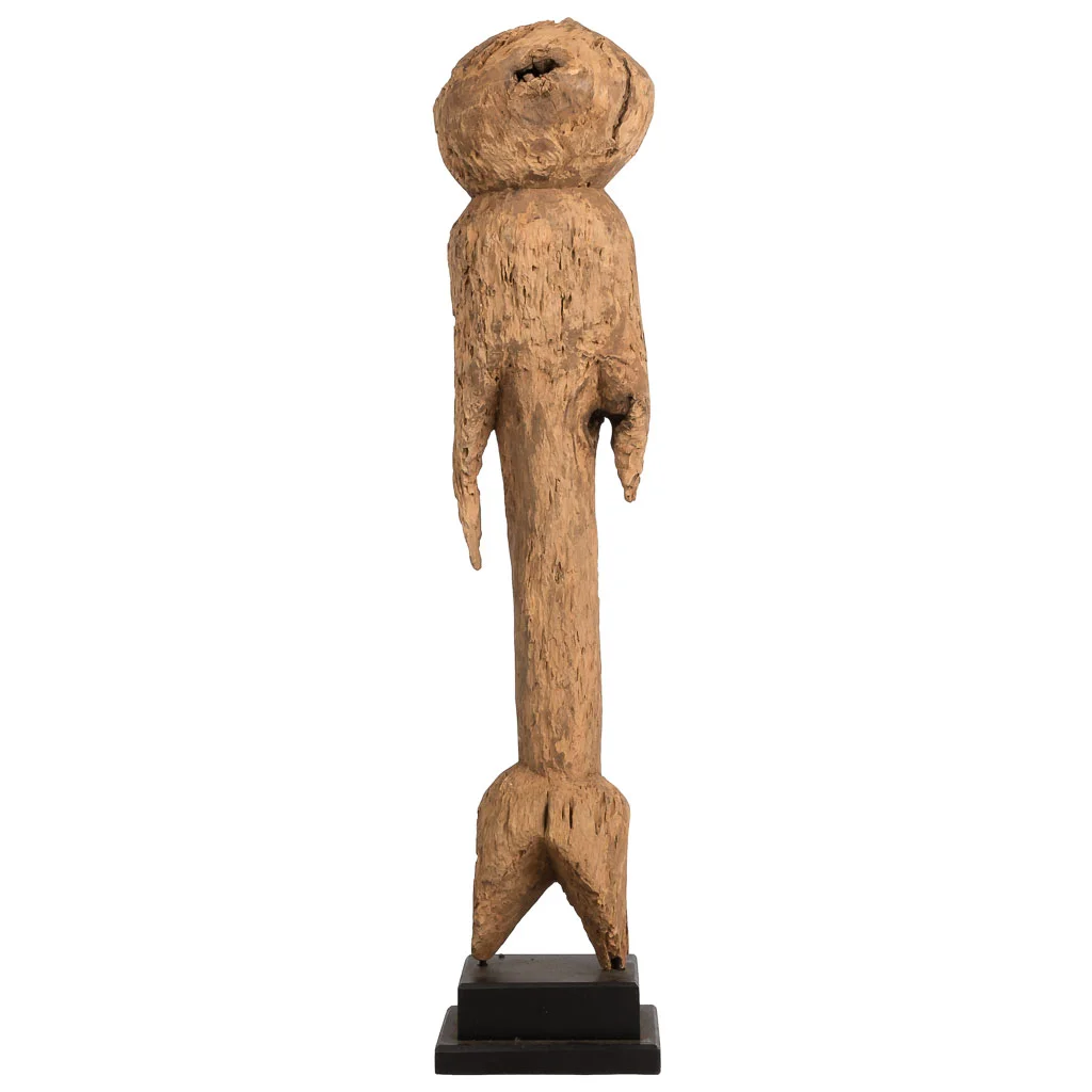 STUNNING AFRICAN CARVED WOOD MOBA TCHITCHIRI FIGURE, TOGO / GHANA
