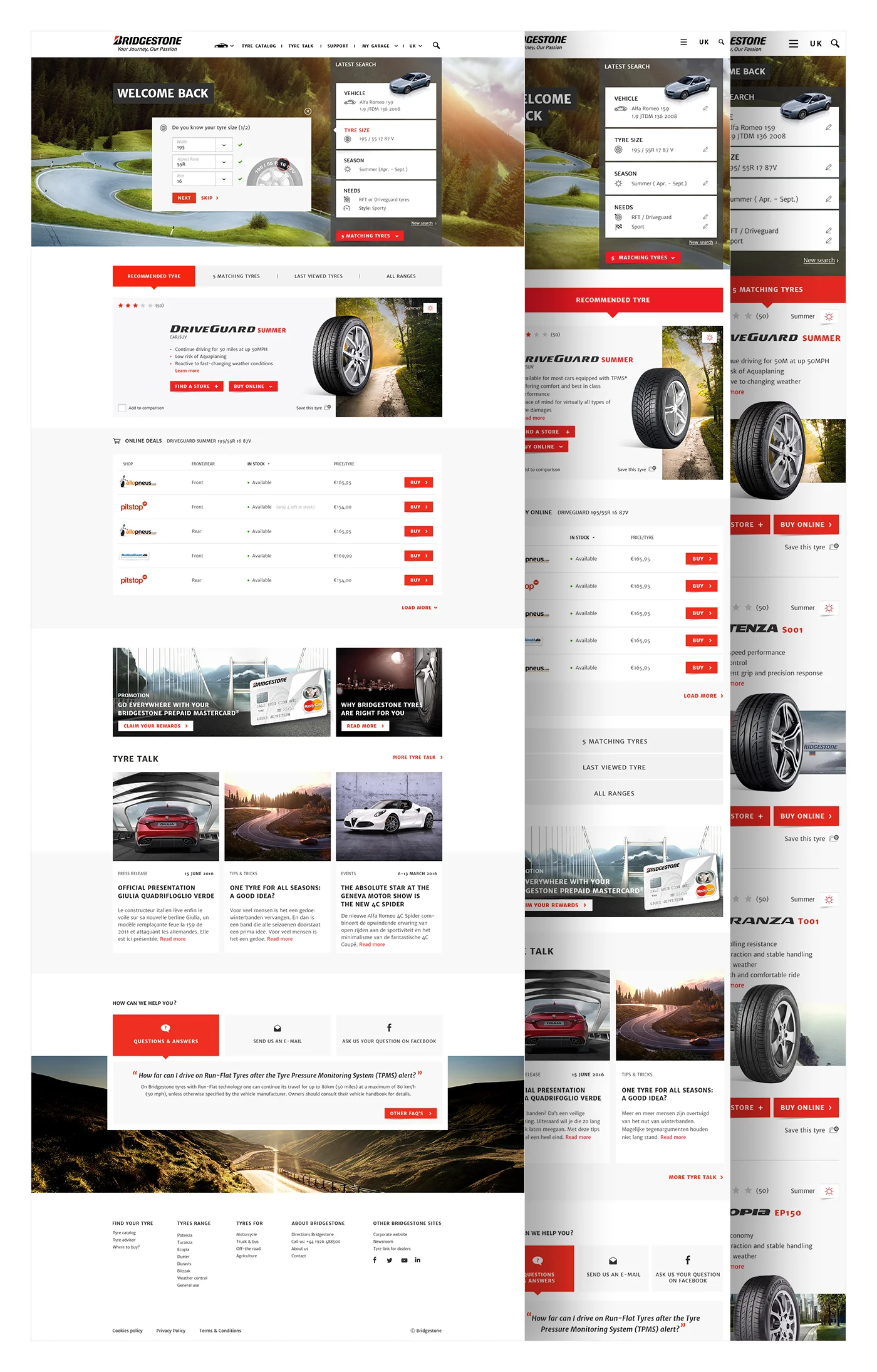 Homepage personalization