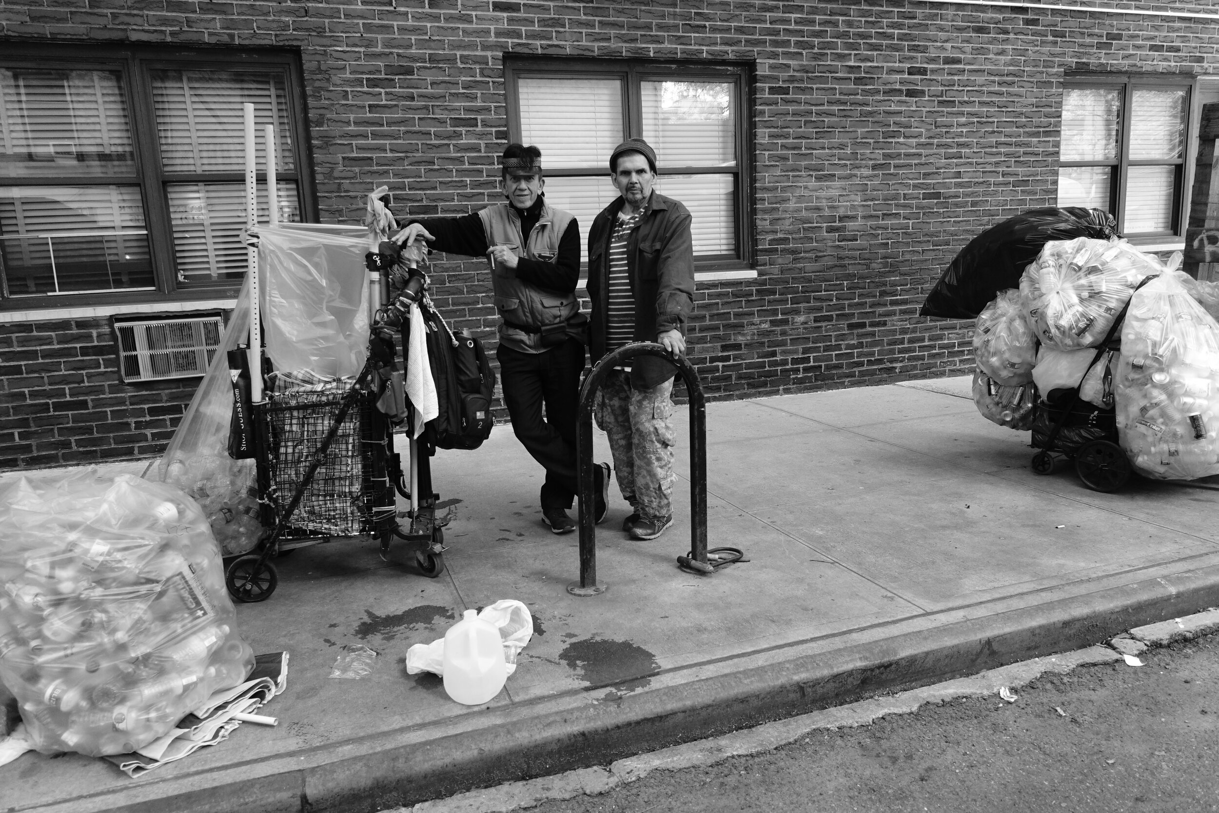 Jose and his Friend, Manhattan 2018