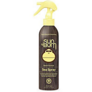 Sun Bum Sea Spray This product is amazing if you are looking to get a beachy, tousled look. What is nice about this sea salt spray is that it adds texture and thickness to the hair. A bonus, it has uv protectants in it too! Perfect for that summer time hair. How to: I first curl my hair with a curling iron or a wand, which ever you prefer. Then after I am done curling my hair I evenly spray Sun Bum all over my hair. Don't comb this product in. Simply scrunch your hair making sure it is evenly distributed. Because this gives it that playful look don't worry about it looking perfect. Wallah! You look like a beach babe! Want more volume? : Bending forward and tipping your head down, spray Sun Bum at the tips of your hair and scrunch with your fingers. Flipping your head back over you can take a wide tooth comb and brush the mid shaft to the ends of your hair creating more body and fullness.