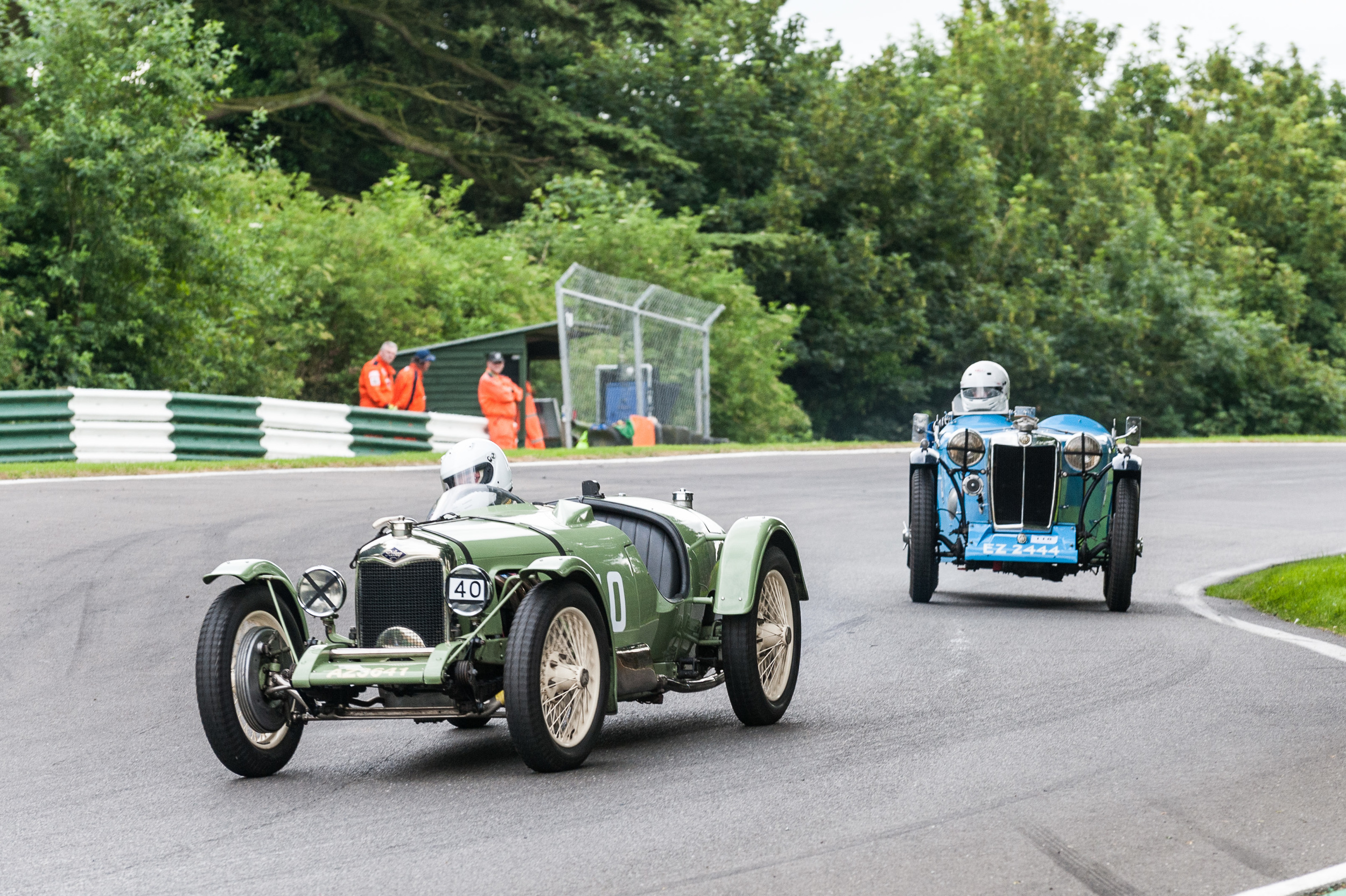 Lamb in 'Mephistopheles' (not an MG), hotly pursued by Jackson (MG): Peter McFadyen