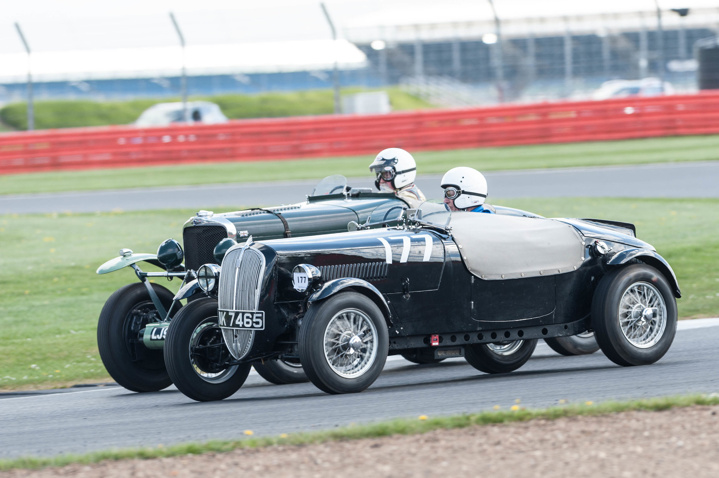 ODMs (Octogenarian Driver Mechanics) Hancock (Fiat) and Pemberton (Talbot 95) jockey for position: Peter McFadyen